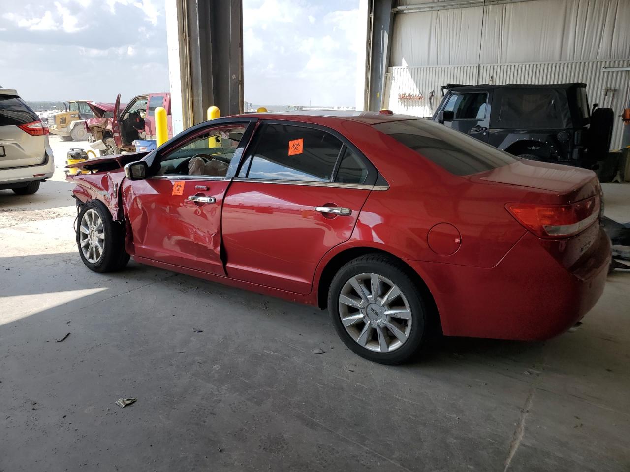 2010 Lincoln Mkz Red vin: 3LNHL2GC9AR751729