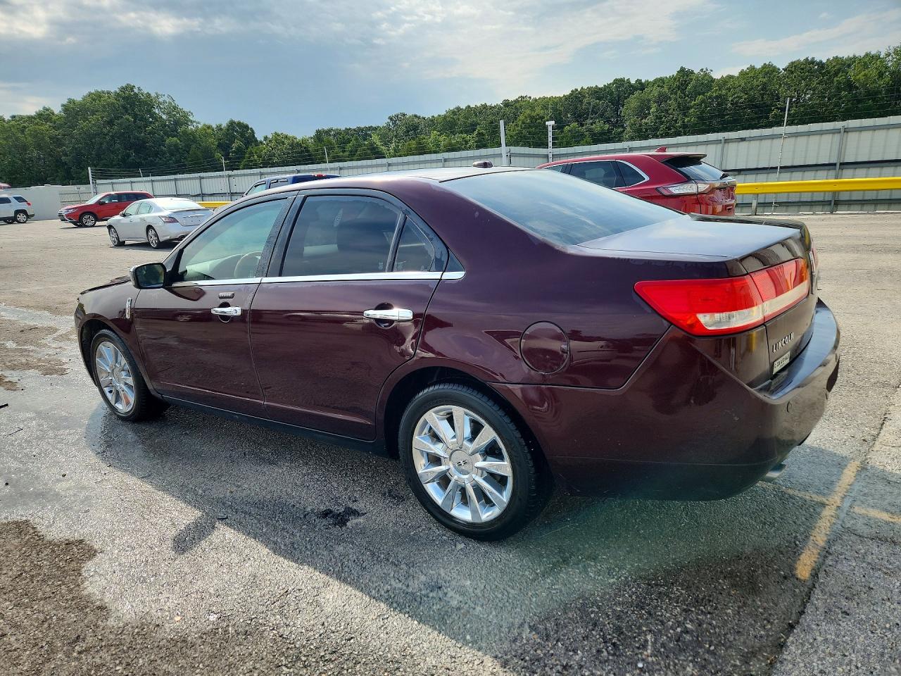 2011 Lincoln Mkz Burgundy vin: 3LNHL2GC9BR757466