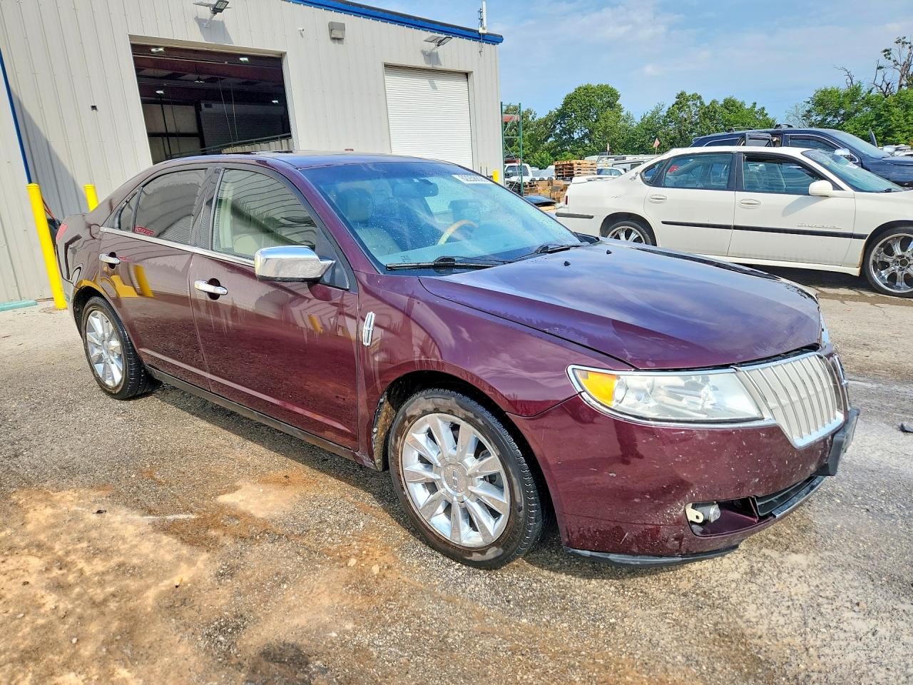 2011 Lincoln Mkz Burgundy vin: 3LNHL2GC9BR757466
