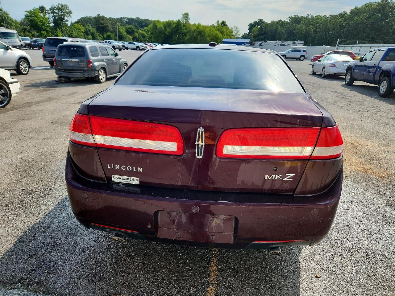 2011 Lincoln Mkz Burgundy vin: 3LNHL2GC9BR757466
