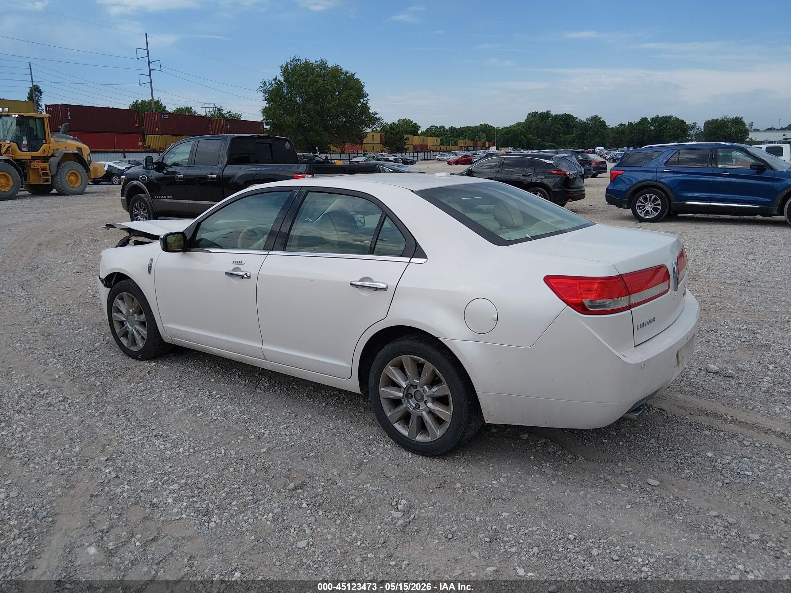 2011 Lincoln Mkz   Белый vin: 3LNHL2GC9BR762411