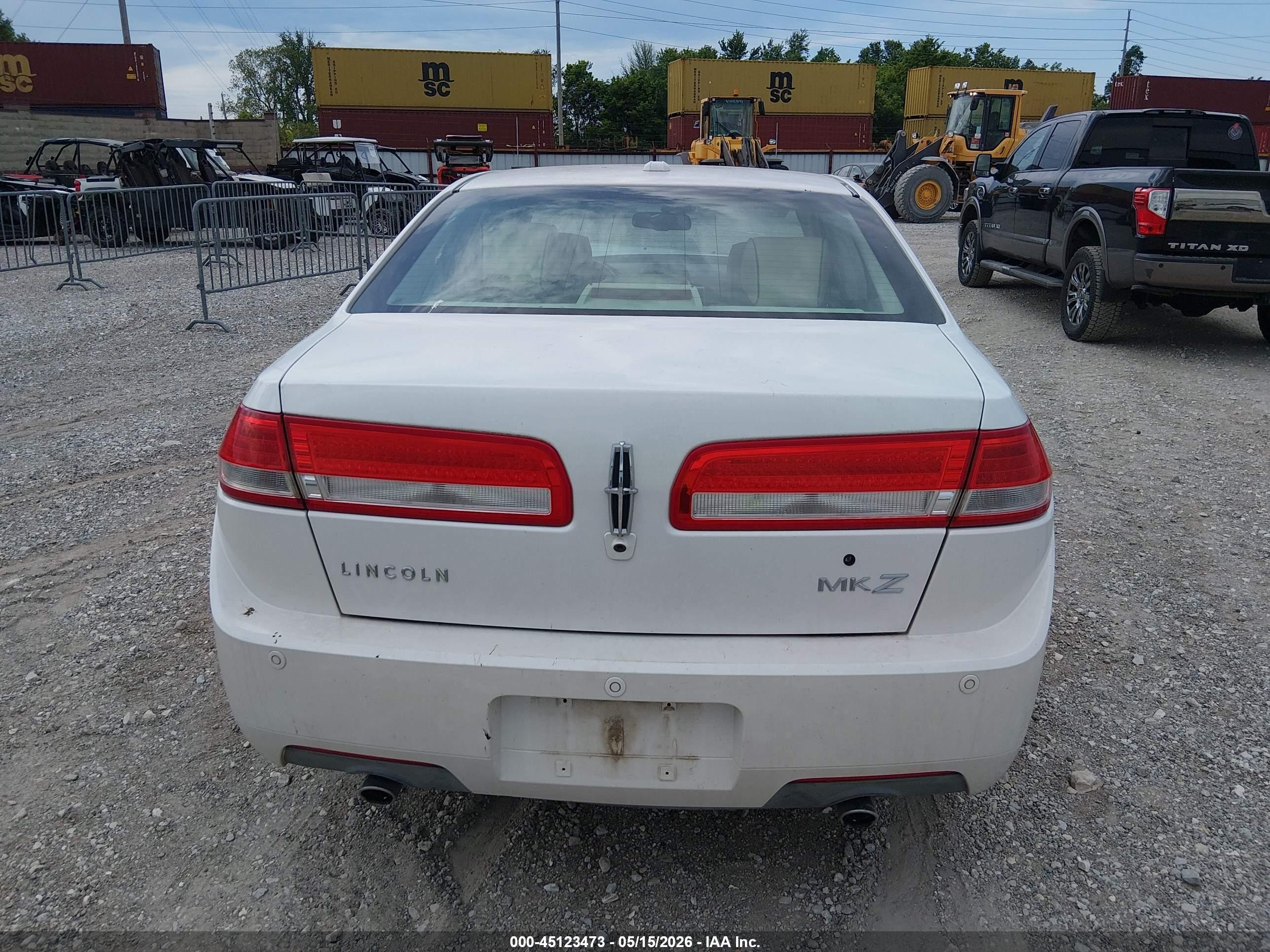2011 Lincoln Mkz   Белый vin: 3LNHL2GC9BR762411