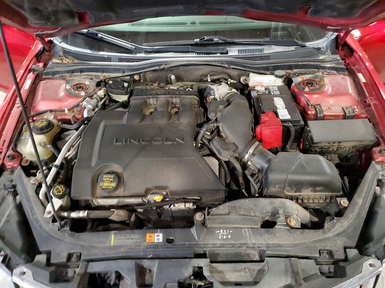 2011 Lincoln Mkz Red vin: 3LNHL2GC9BR775241