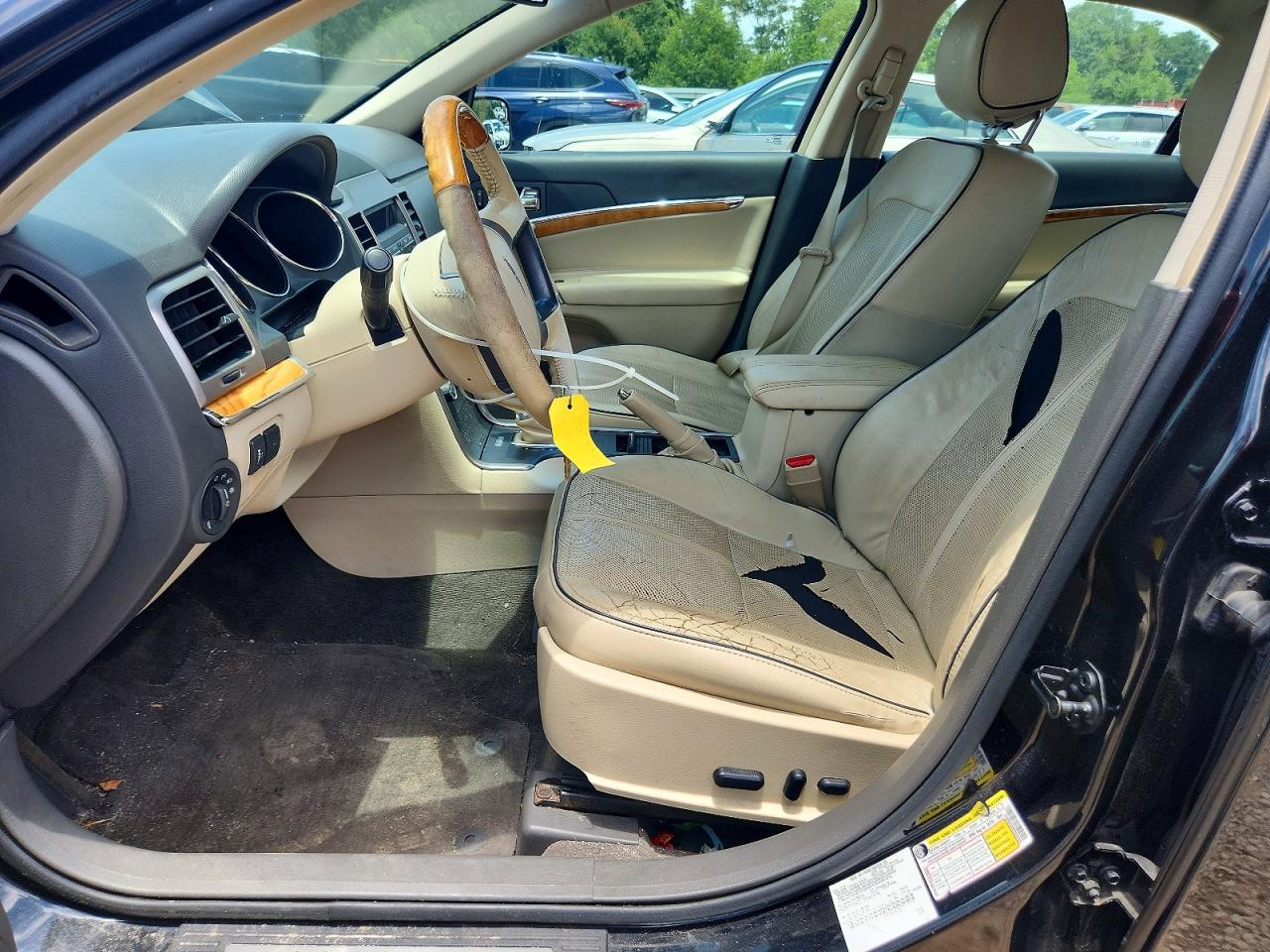 2012 Lincoln Mkz Black vin: 3LNHL2GC9CR825556