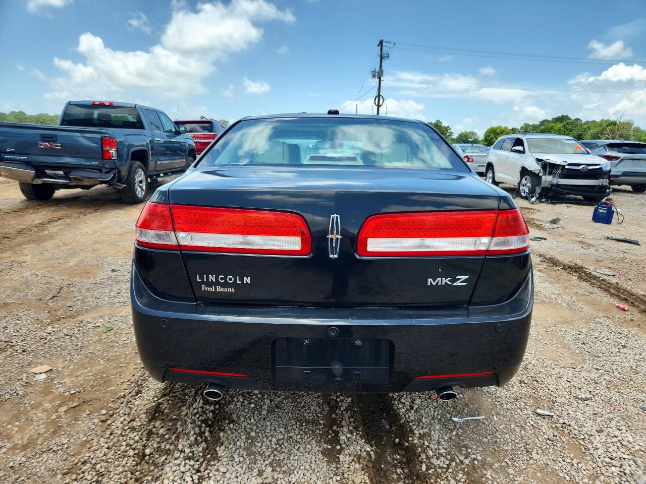 2012 Lincoln Mkz Black vin: 3LNHL2GC9CR825556