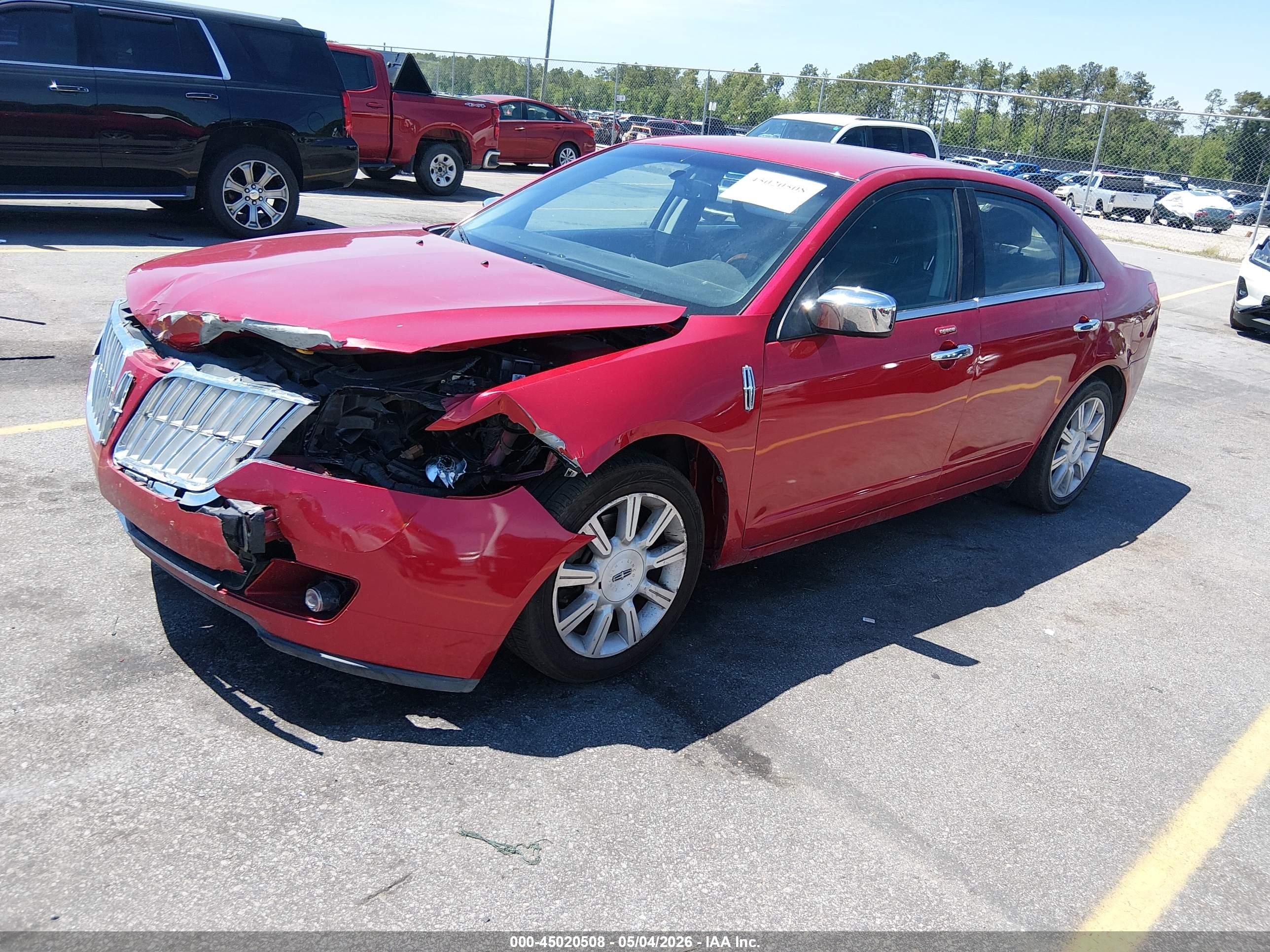 2012 Lincoln Mkz Red vin: 3LNHL2GC9CR827145