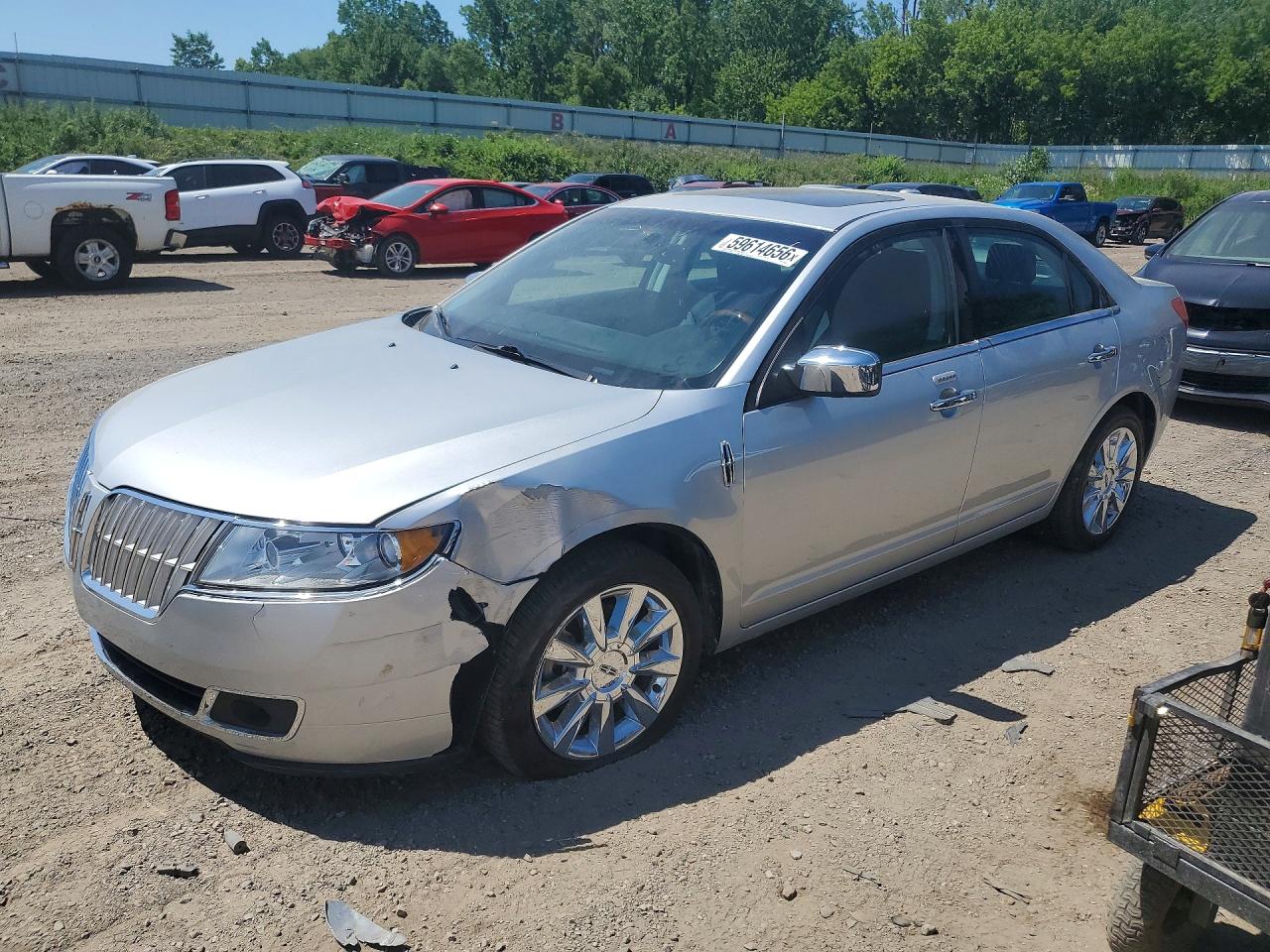 2012 Lincoln Mkz Silver vin: 3LNHL2GC9CR836766