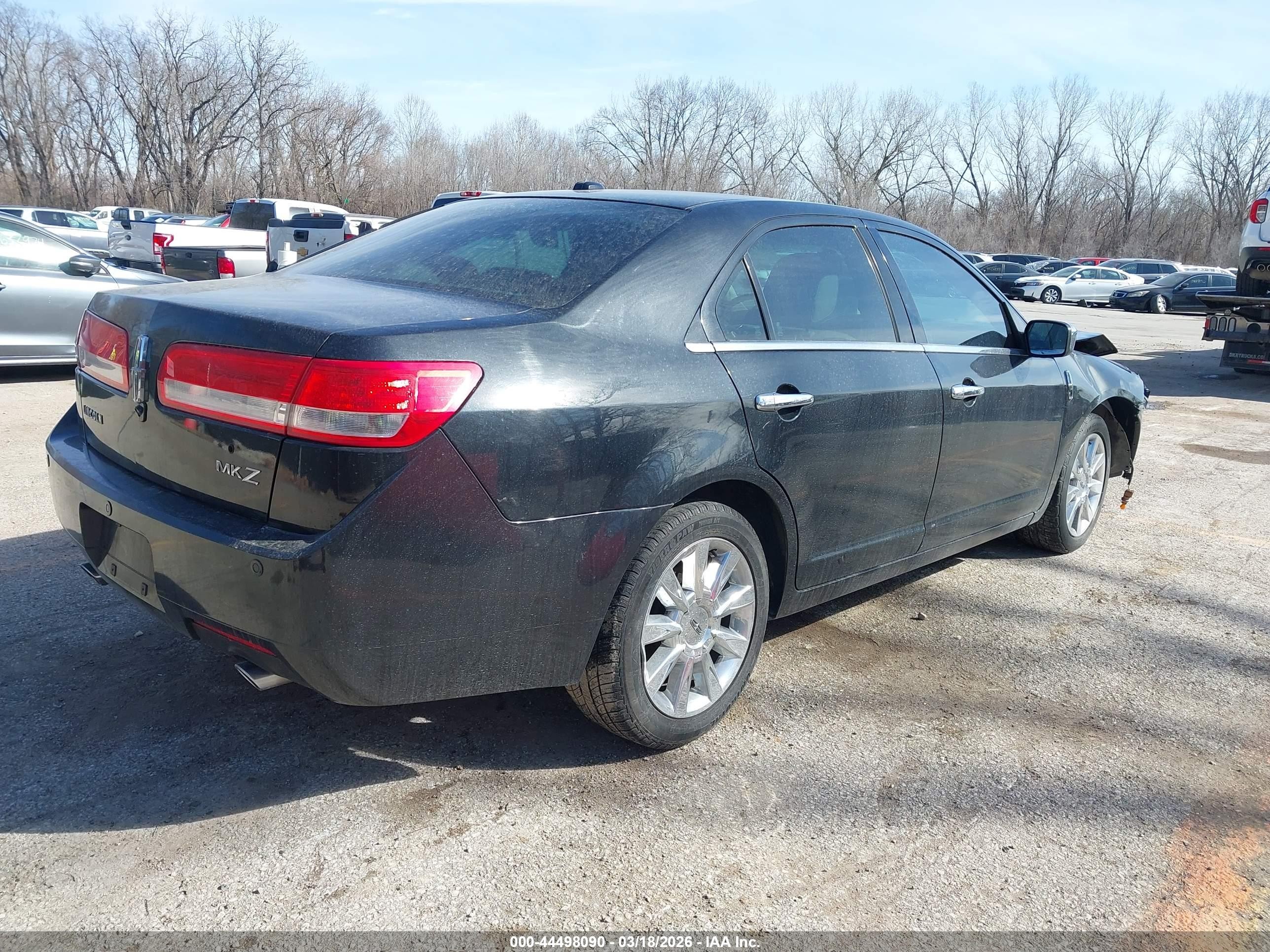 2010 Lincoln Mkz   Black vin: 3LNHL2GCXAR619689