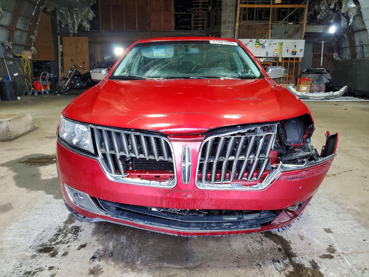 2010 Lincoln Mkz Red vin: 3LNHL2GCXAR660002