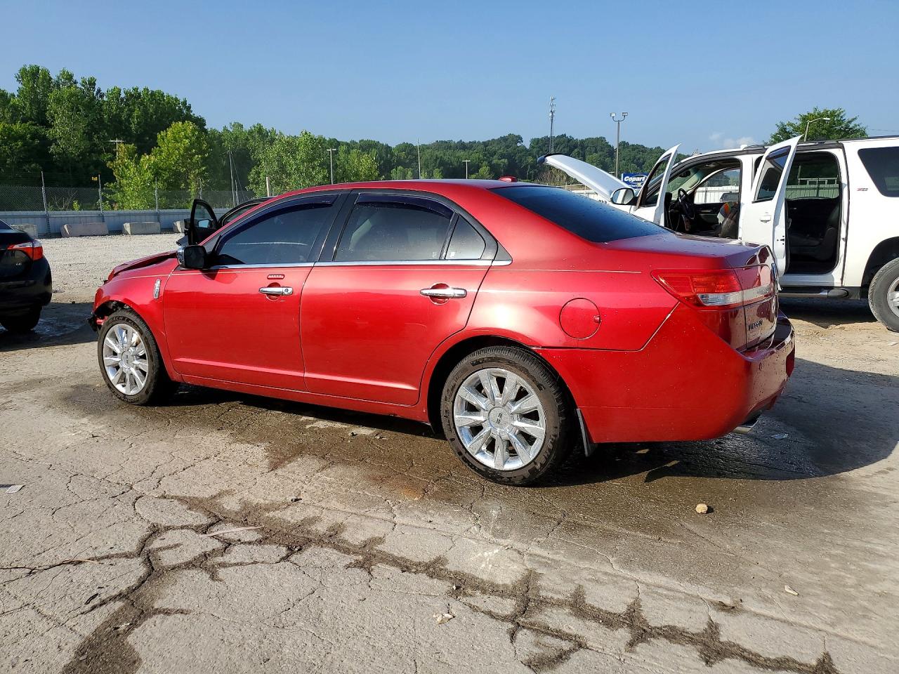 2011 Lincoln Mkz Red vin: 3LNHL2GCXBR752003
