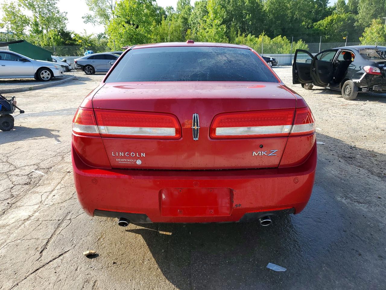 2011 Lincoln Mkz Red vin: 3LNHL2GCXBR752003