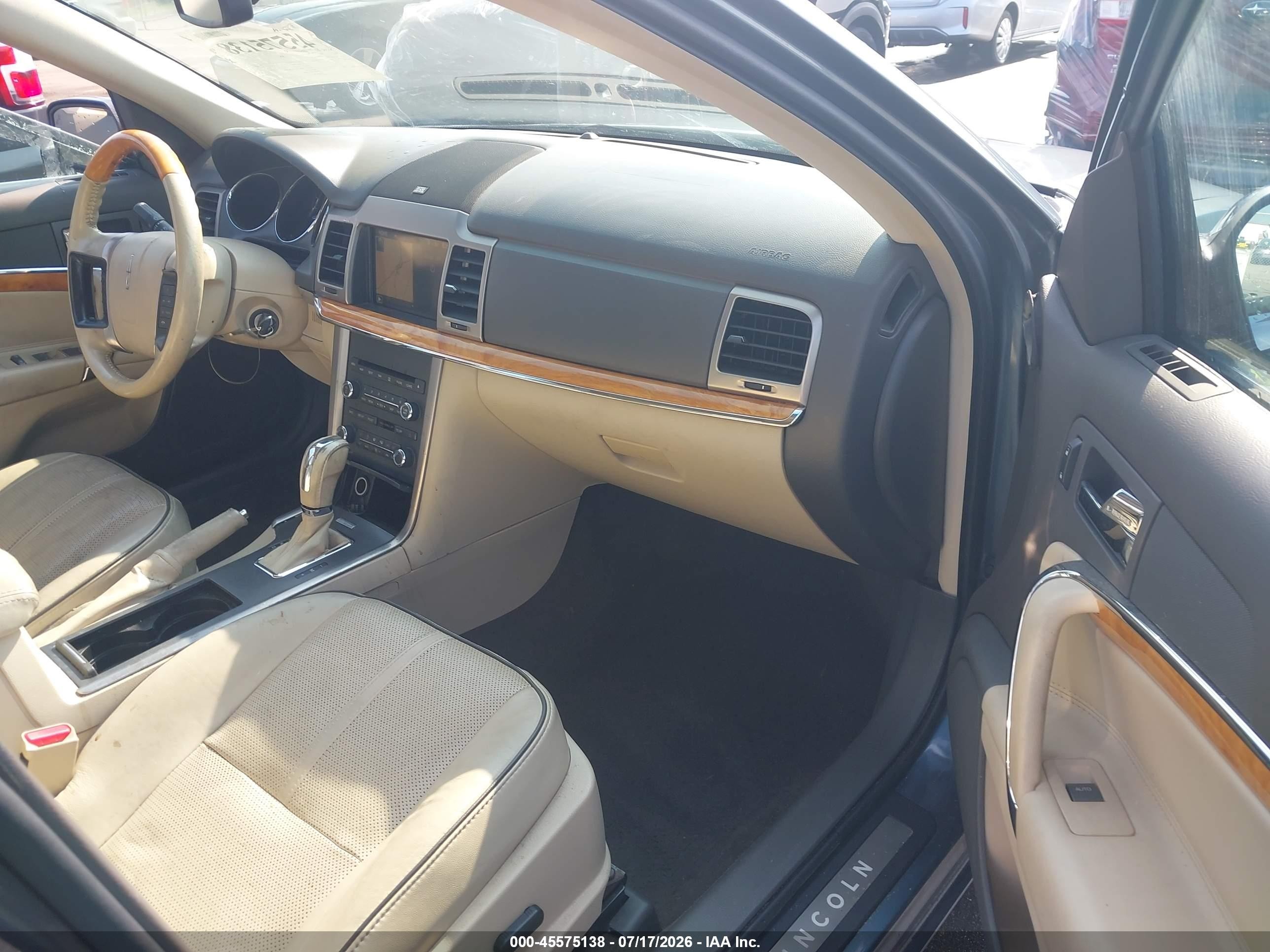 2012 Lincoln Mkz   Blue vin: 3LNHL2GCXCR801623