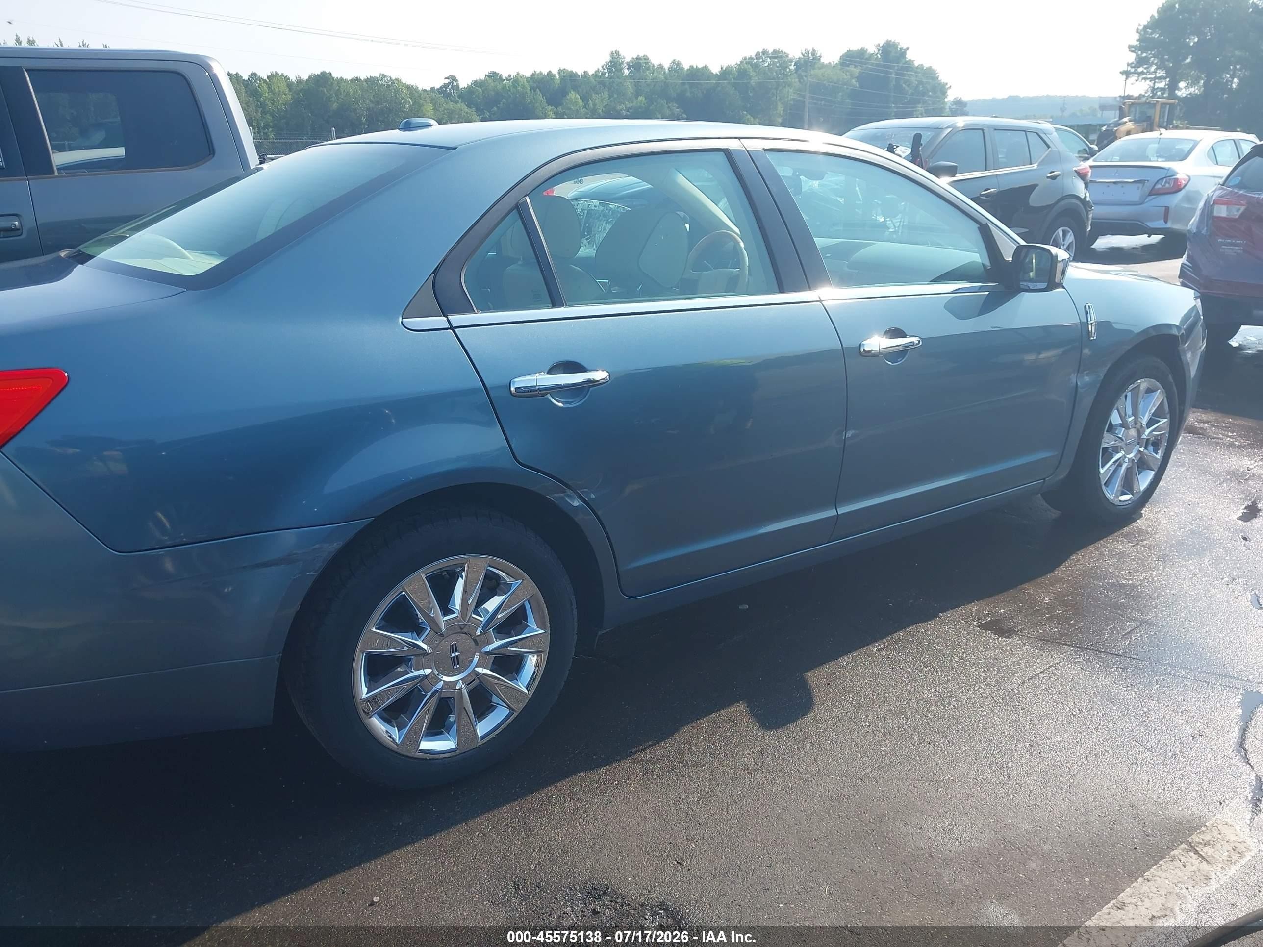 2012 Lincoln Mkz   Blue vin: 3LNHL2GCXCR801623