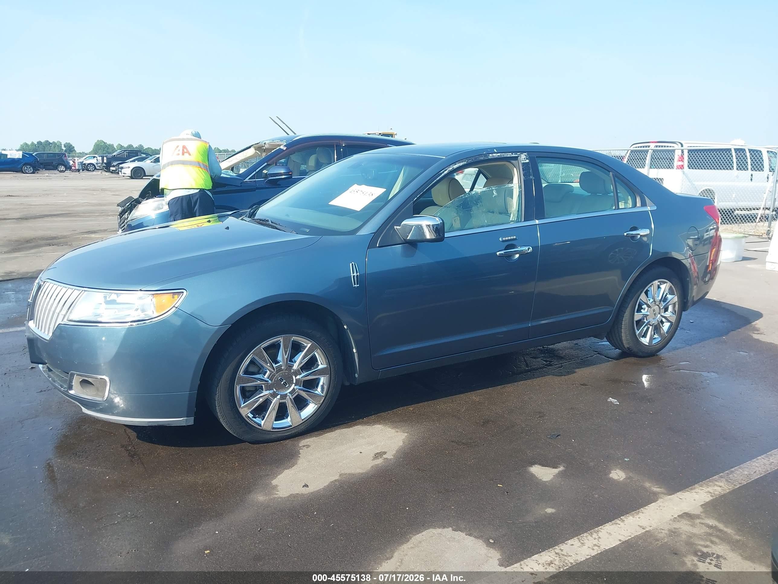 2012 Lincoln Mkz   Blue vin: 3LNHL2GCXCR801623