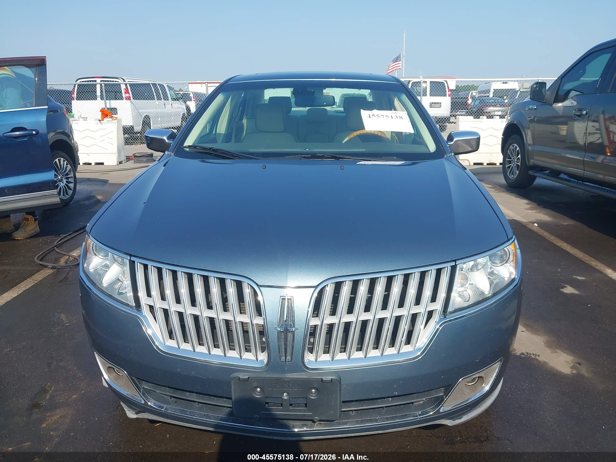 2012 Lincoln Mkz   Blue vin: 3LNHL2GCXCR801623