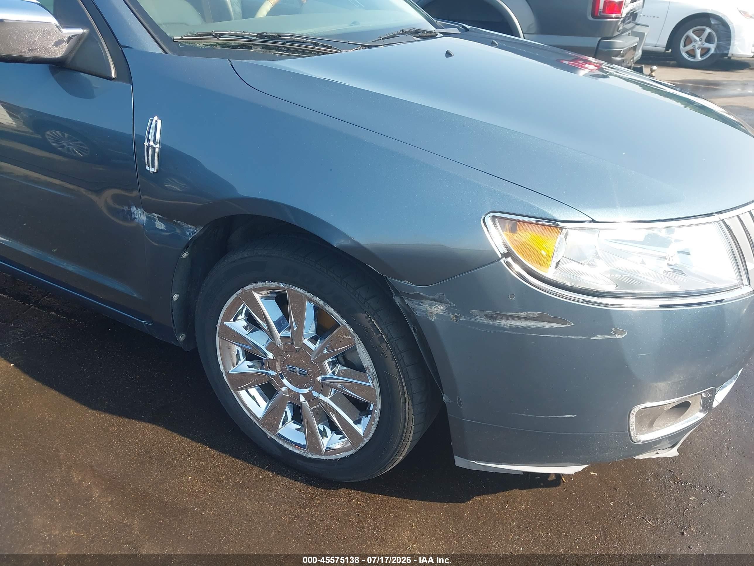 2012 Lincoln Mkz   Blue vin: 3LNHL2GCXCR801623