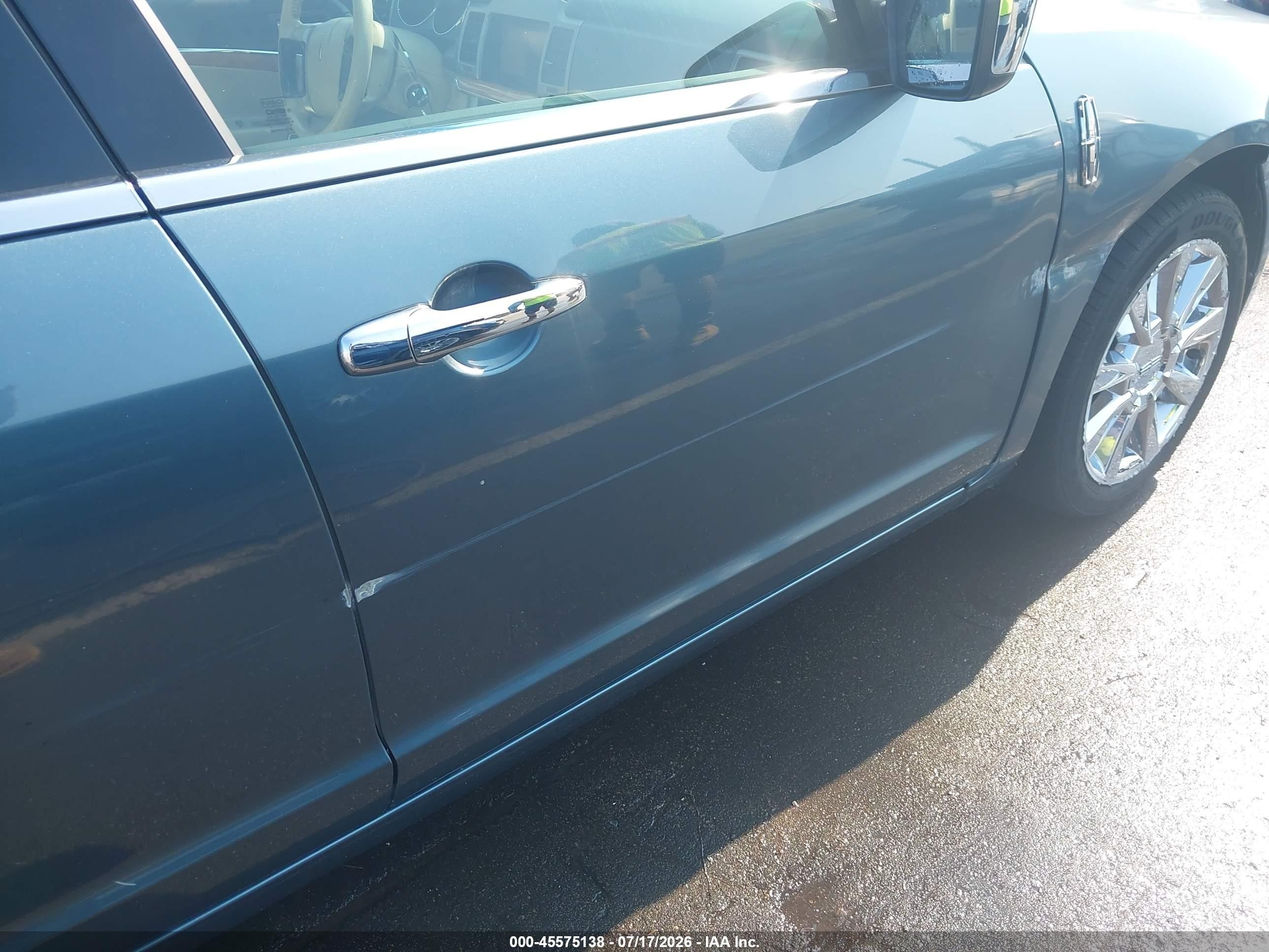 2012 Lincoln Mkz   Blue vin: 3LNHL2GCXCR801623