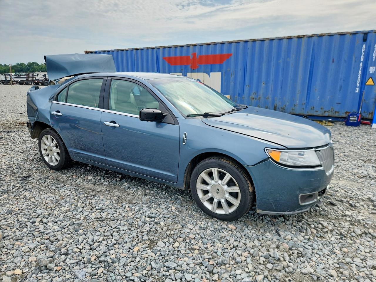 2012 Lincoln Mkz Синий vin: 3LNHL2GCXCR811164