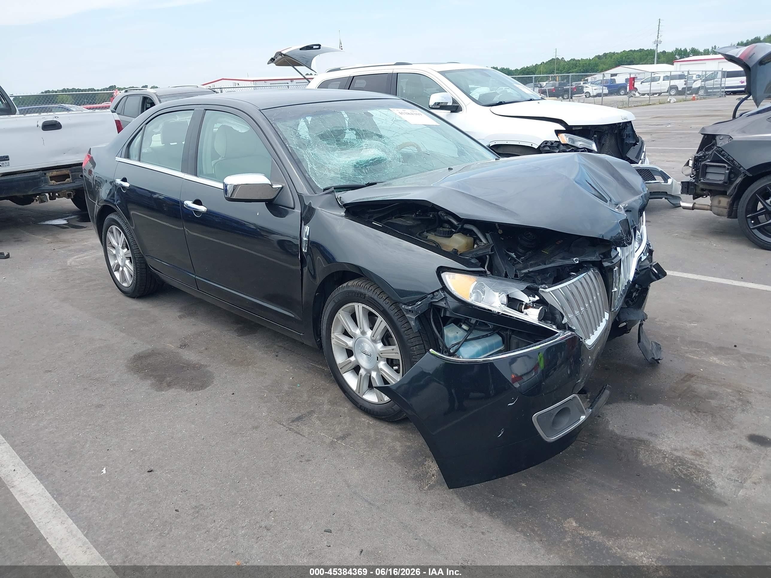 2012 Lincoln Mkz   Черный vin: 3LNHL2GCXCR812251