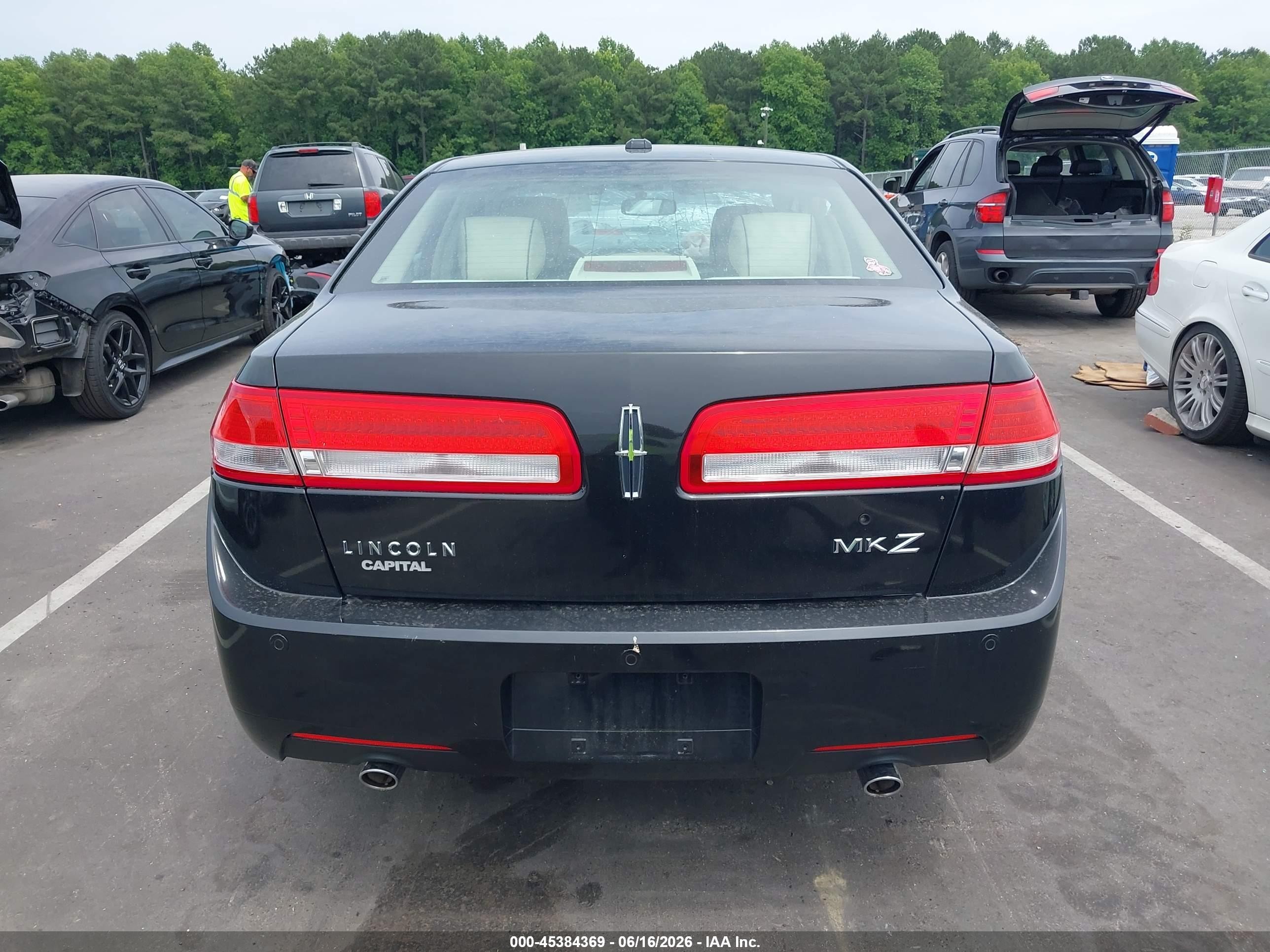 2012 Lincoln Mkz   Черный vin: 3LNHL2GCXCR812251
