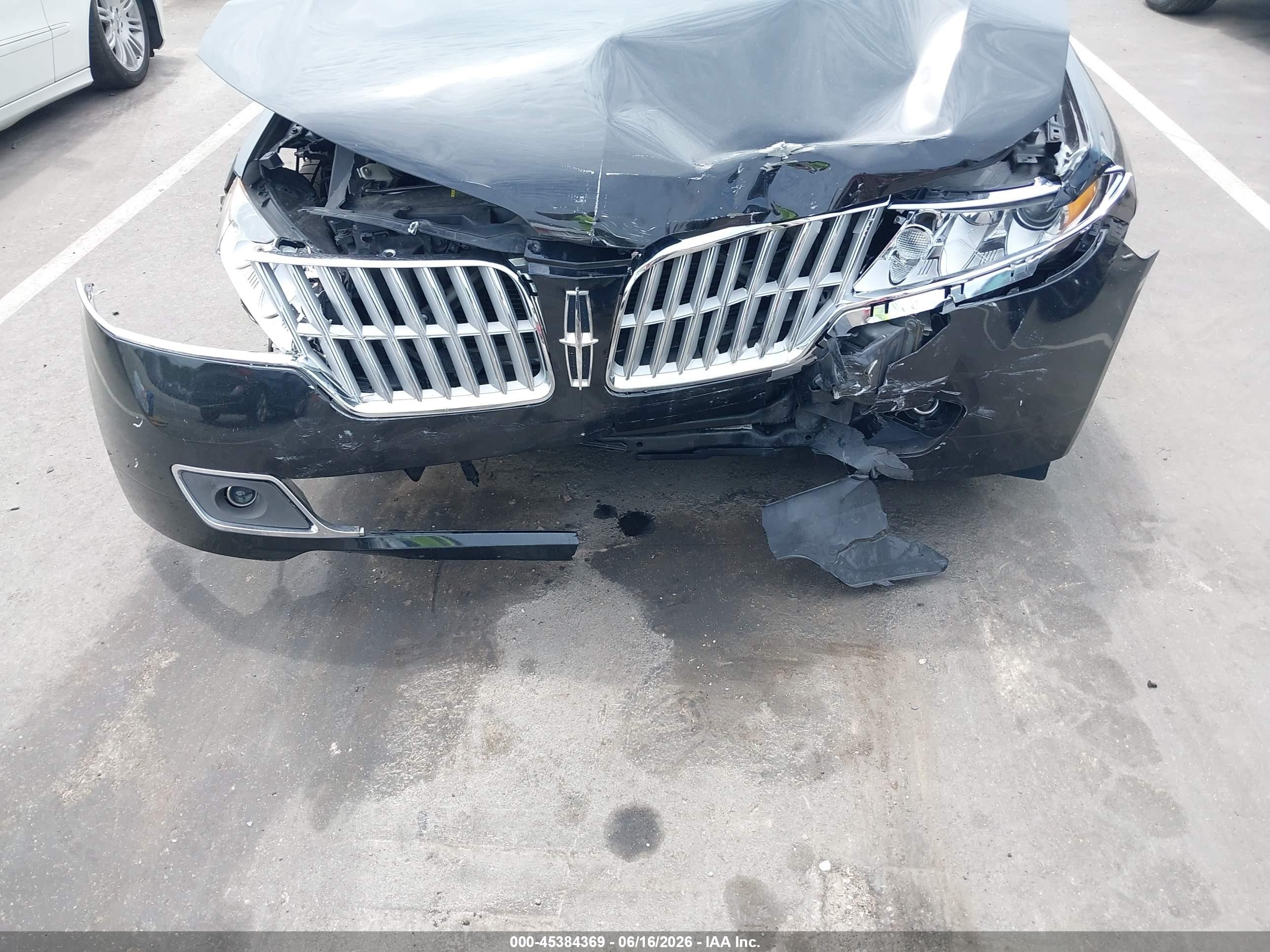 2012 Lincoln Mkz   Черный vin: 3LNHL2GCXCR812251