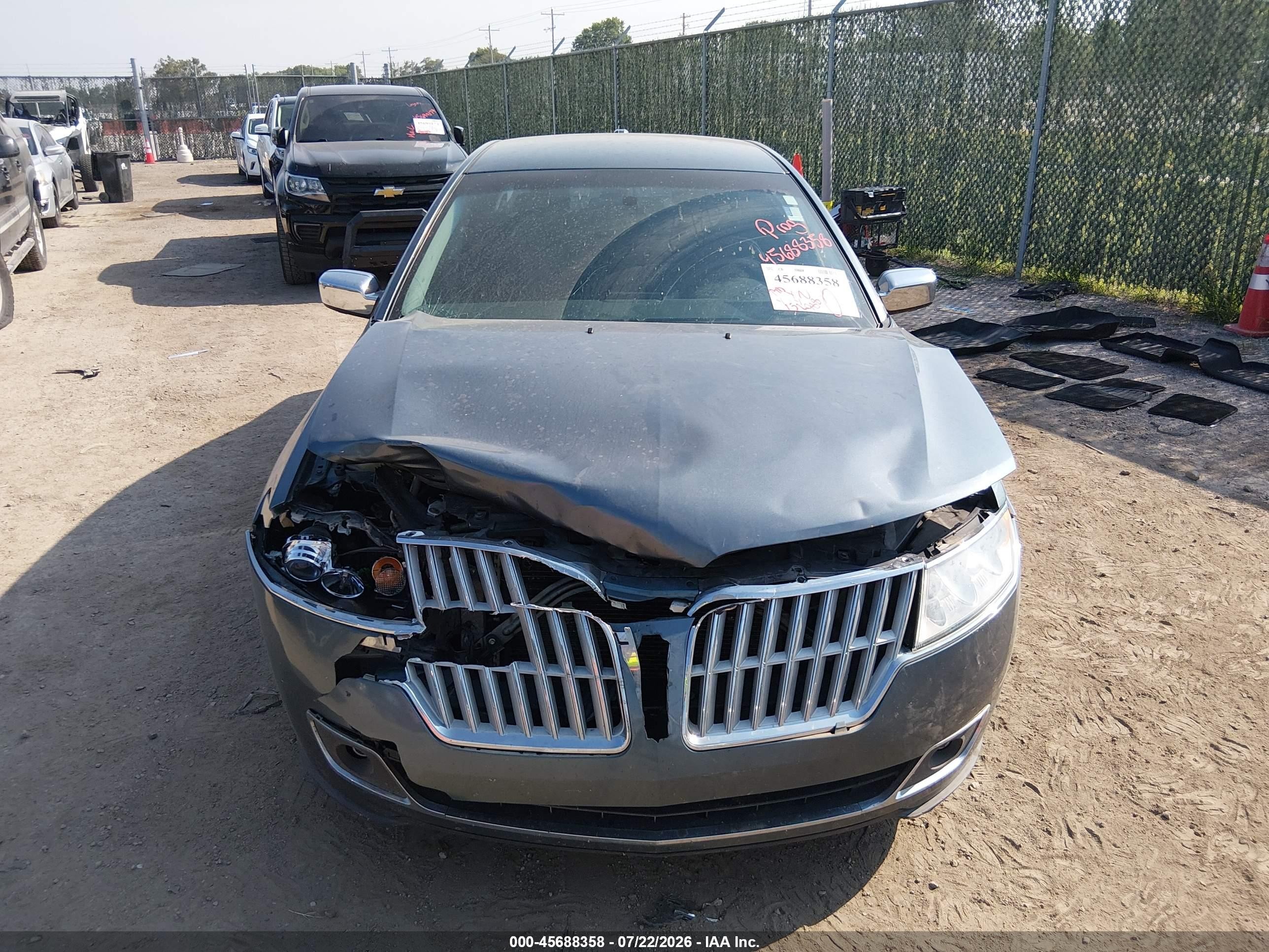 2012 Lincoln Mkz   Серый vin: 3LNHL2GCXCR834895