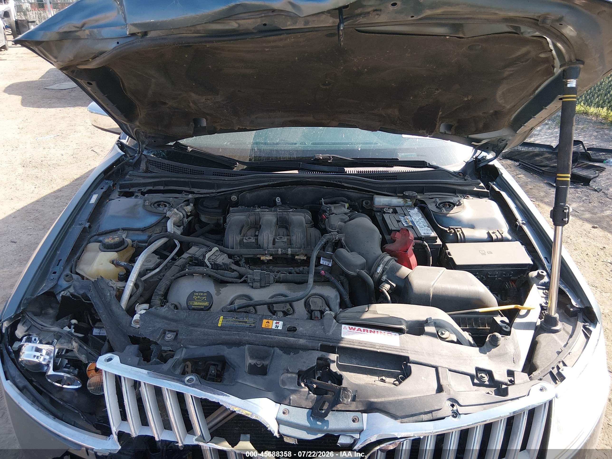 2012 Lincoln Mkz   Серый vin: 3LNHL2GCXCR834895