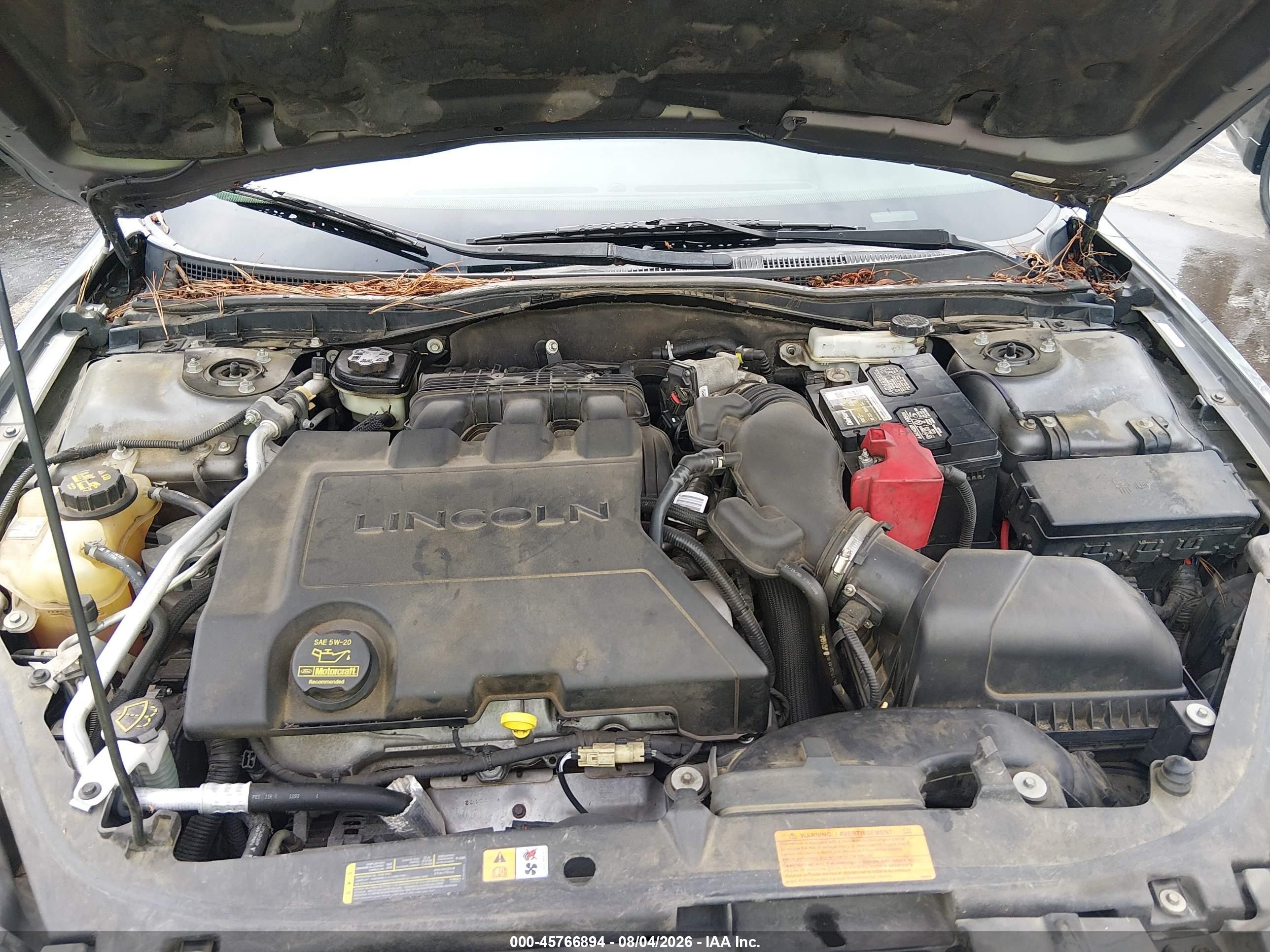 2012 Lincoln Mkz Серый vin: 3LNHL2GCXCR838302