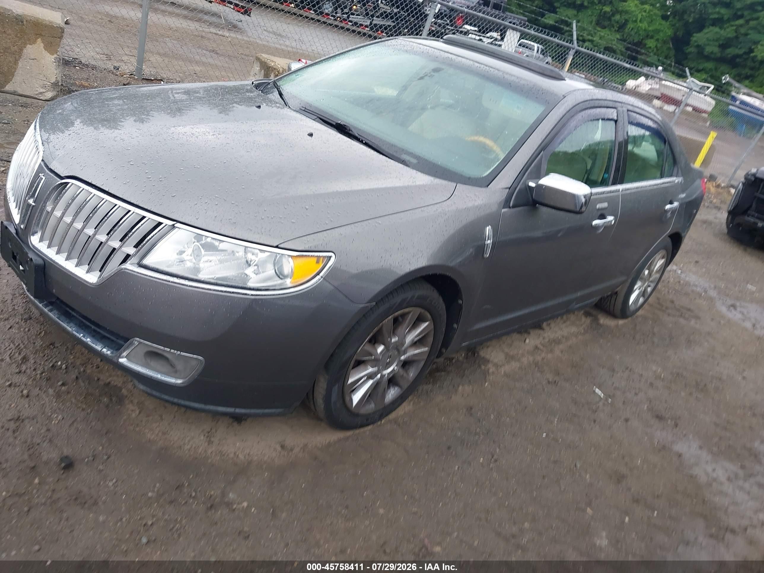 2011 Lincoln Mkz   Gray vin: 3LNHL2JC0BR766159