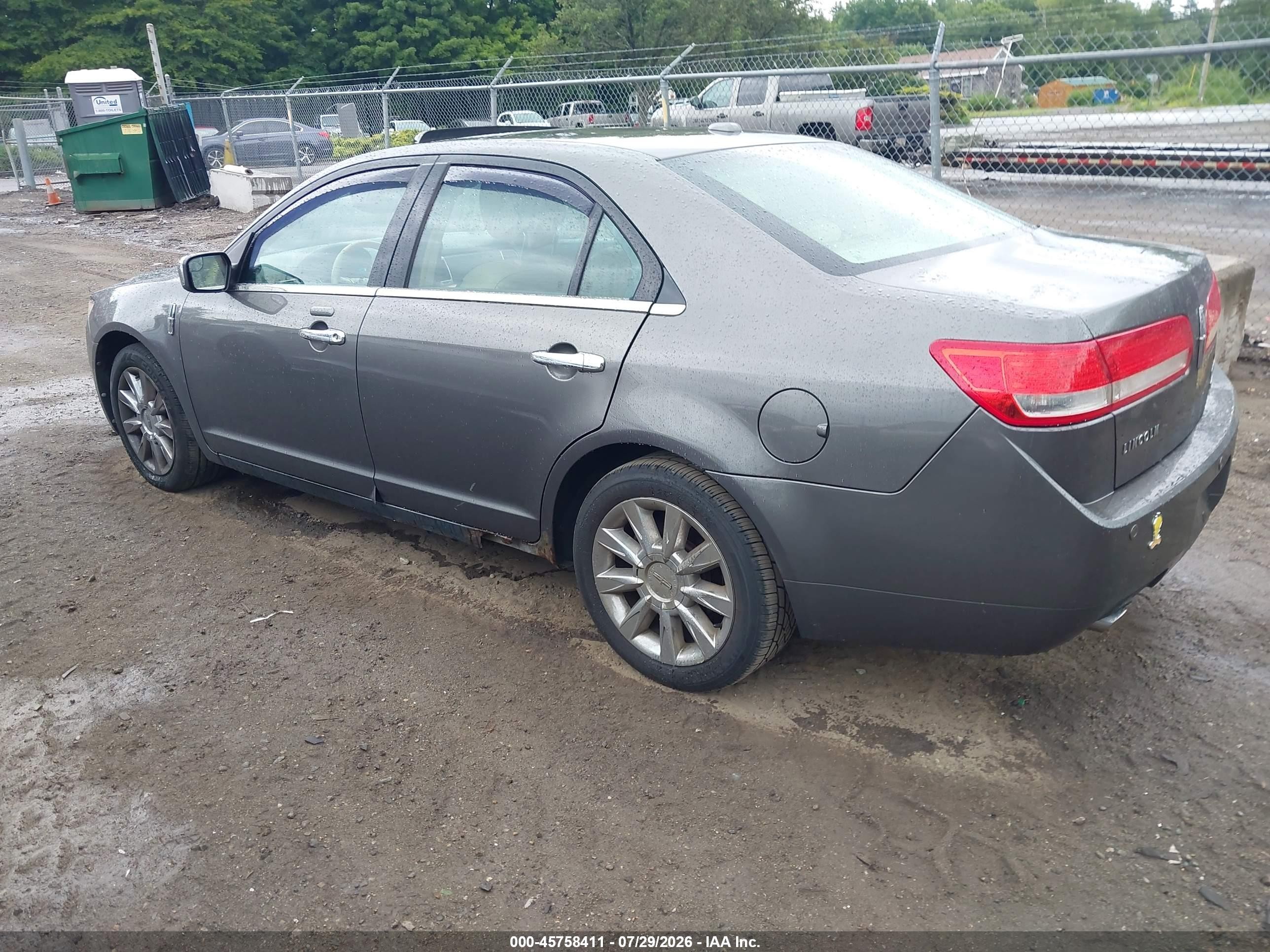 2011 Lincoln Mkz   Gray vin: 3LNHL2JC0BR766159