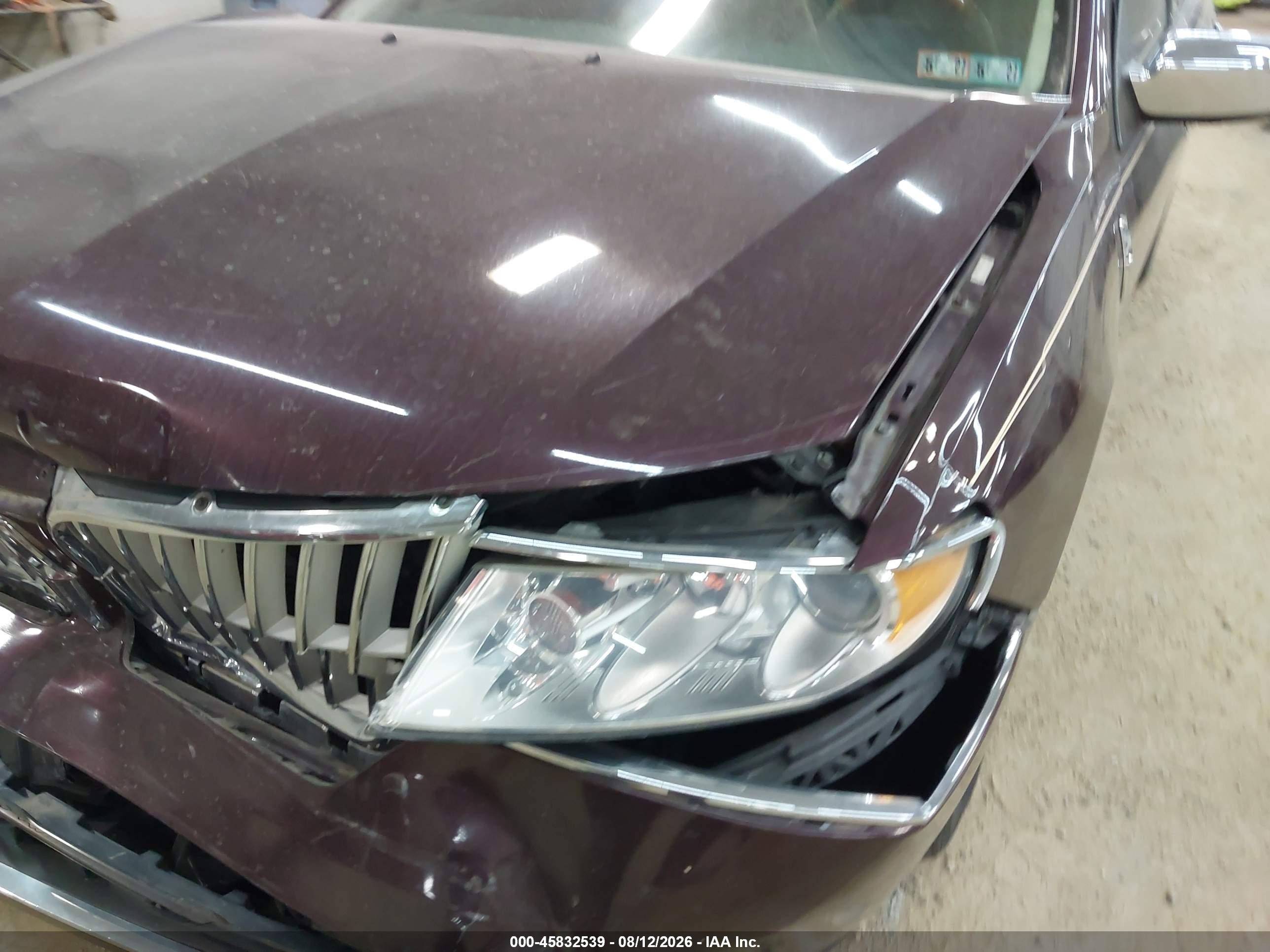 2011 Lincoln Mkz   Purple vin: 3LNHL2JC0BR775038
