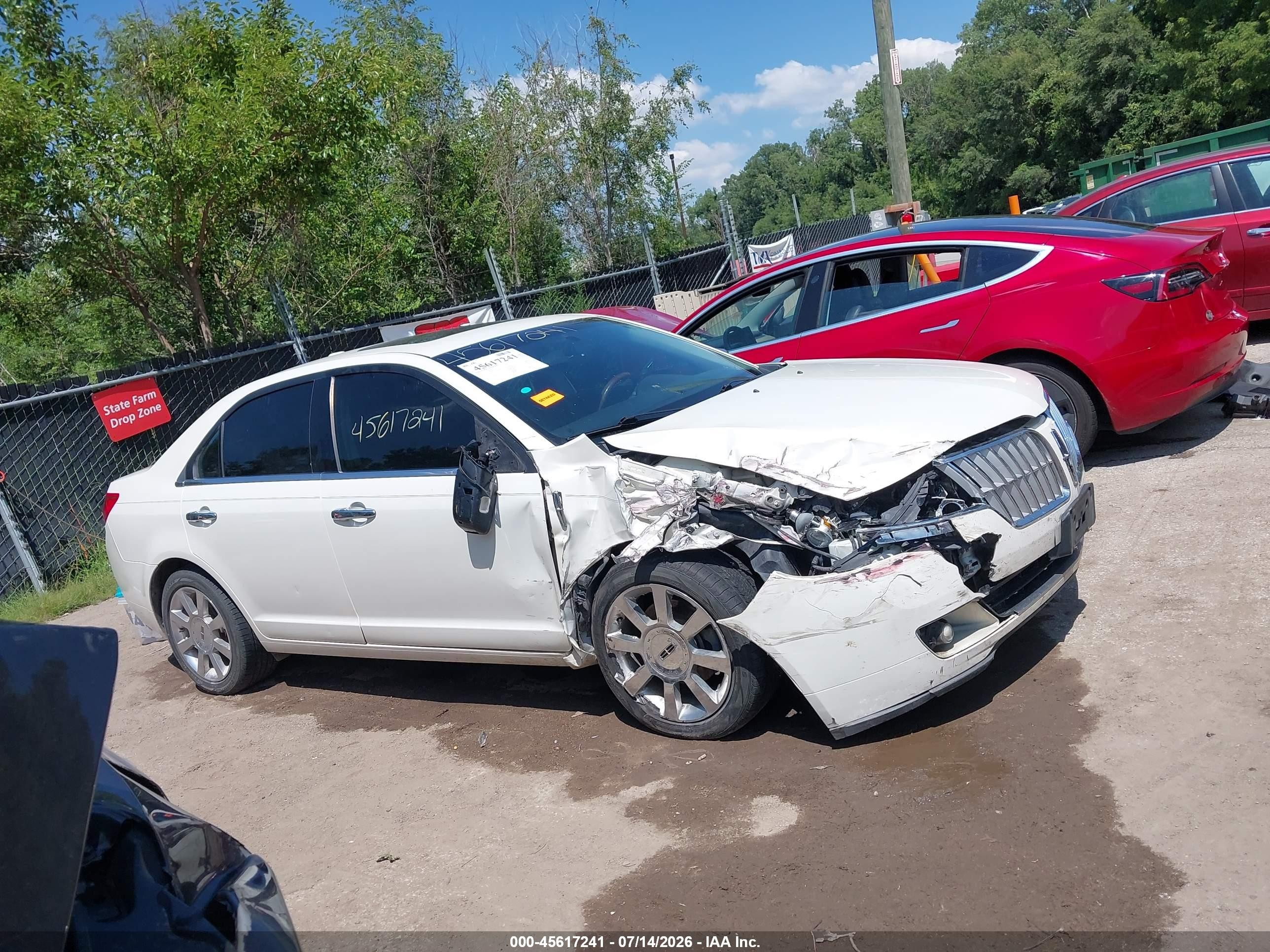 2012 Lincoln Mkz   White vin: 3LNHL2JC0CR803714