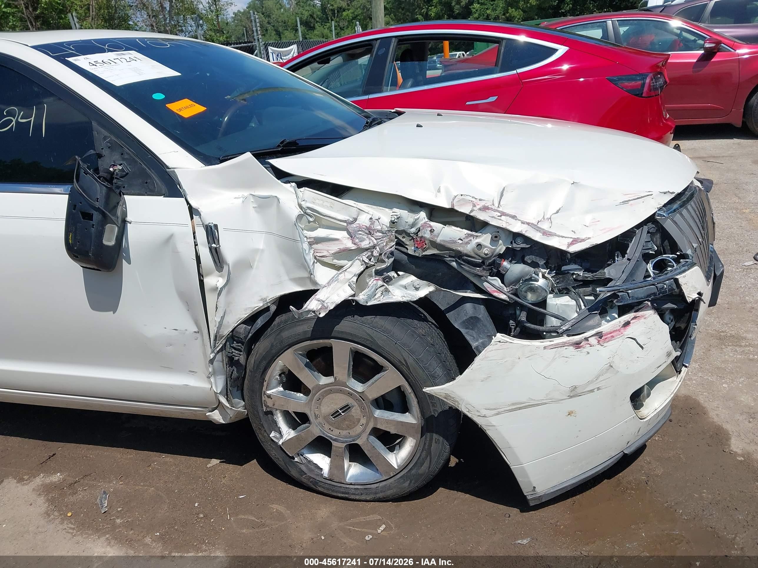 2012 Lincoln Mkz   White vin: 3LNHL2JC0CR803714
