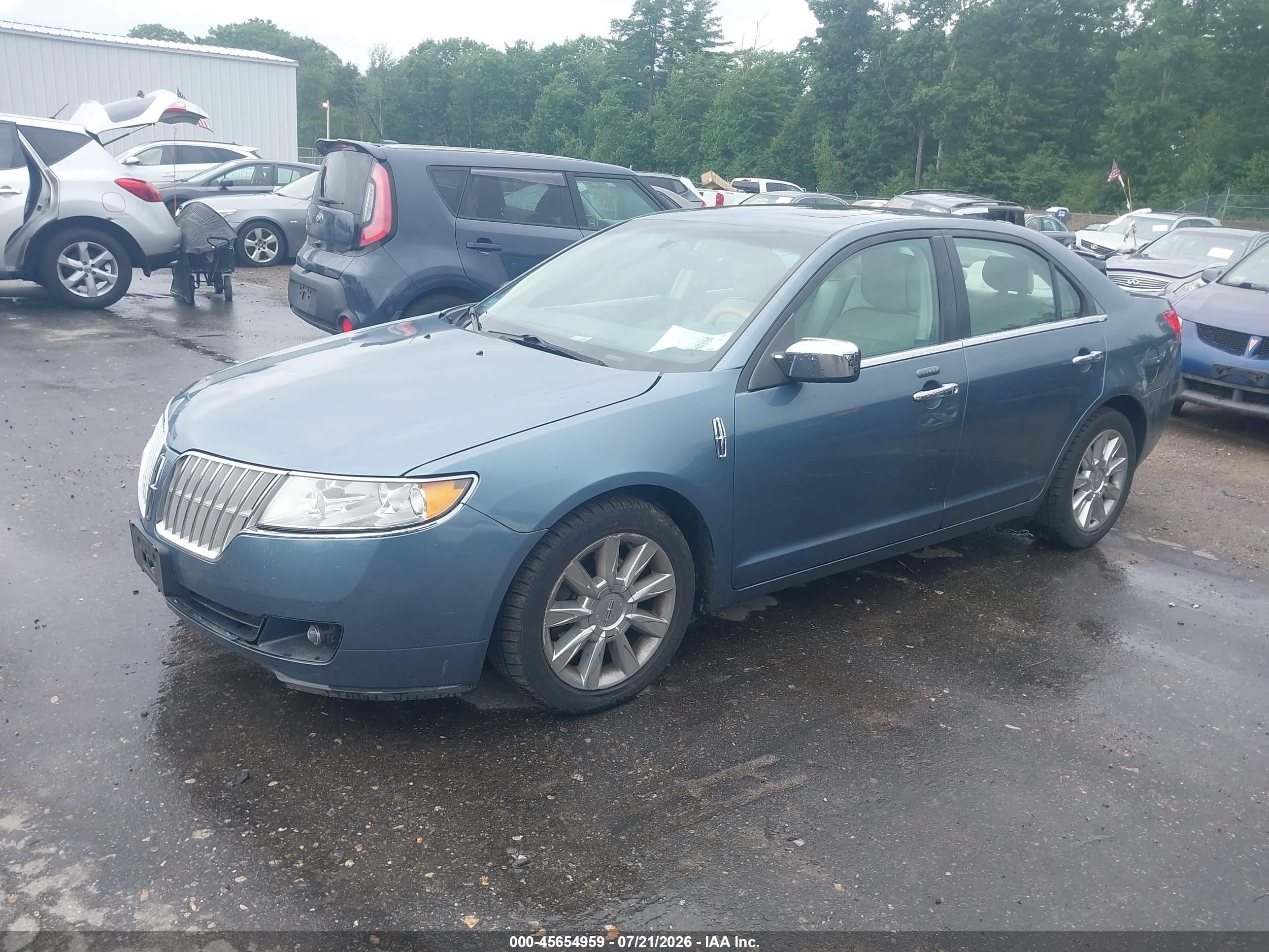 2012 Lincoln Mkz Blue vin: 3LNHL2JC0CR820478