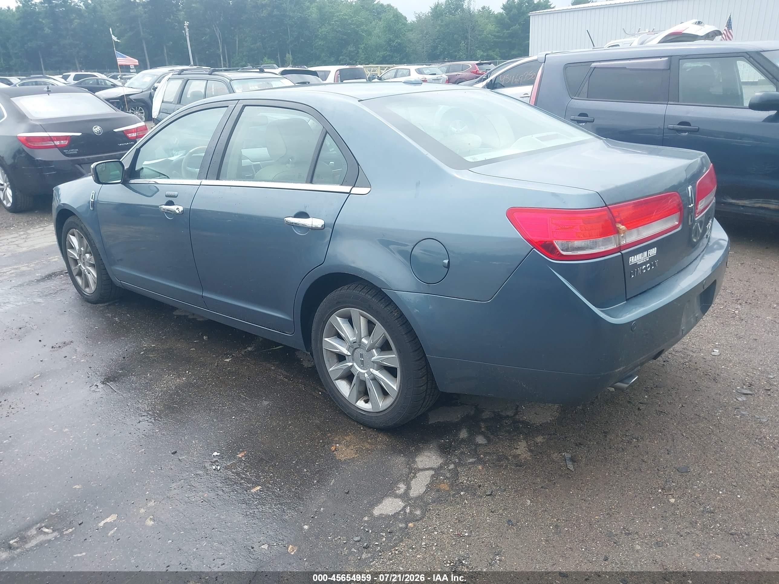 2012 Lincoln Mkz Blue vin: 3LNHL2JC0CR820478