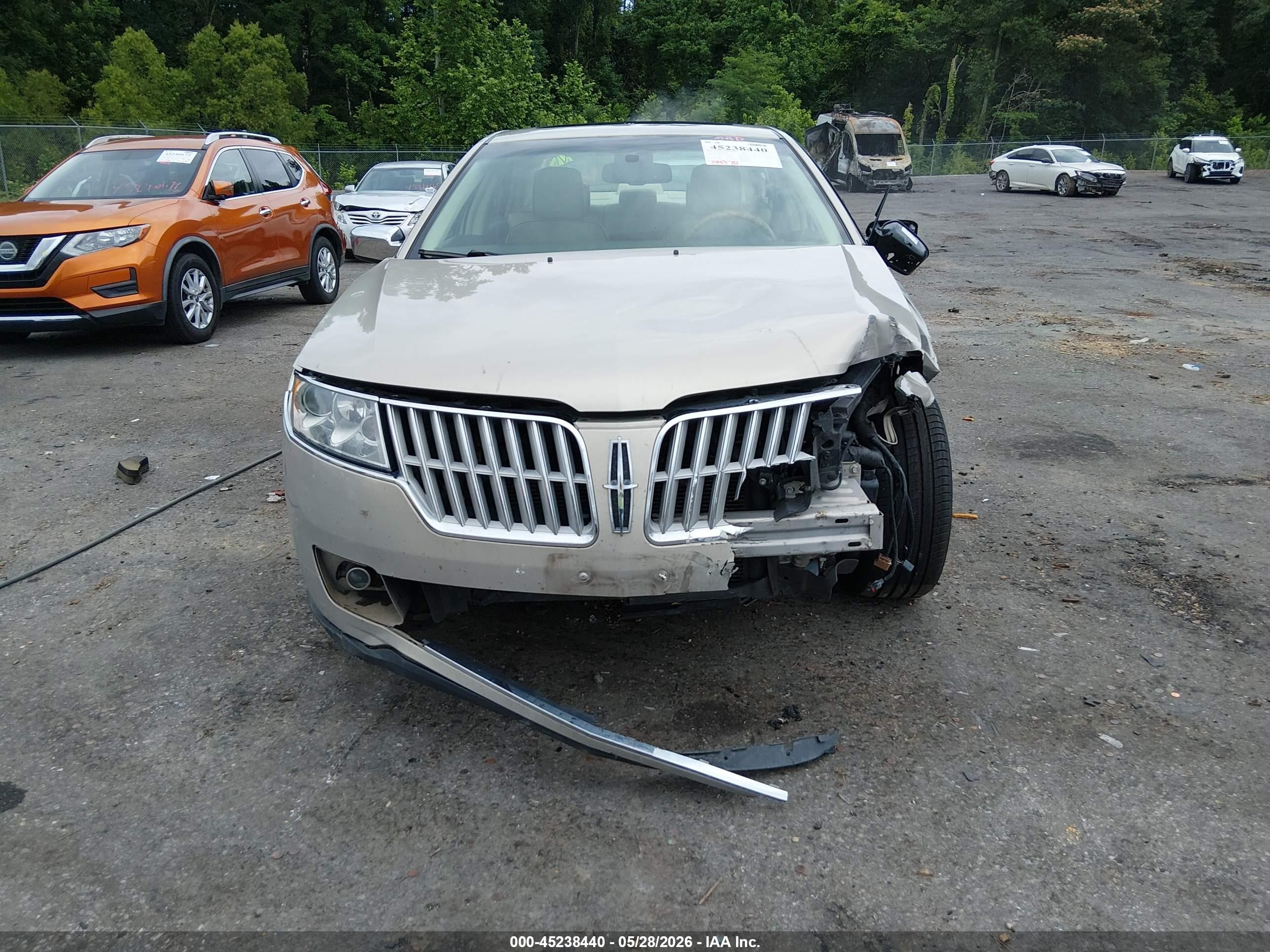 2010 Lincoln Mkz Cream vin: 3LNHL2JC1AR631738