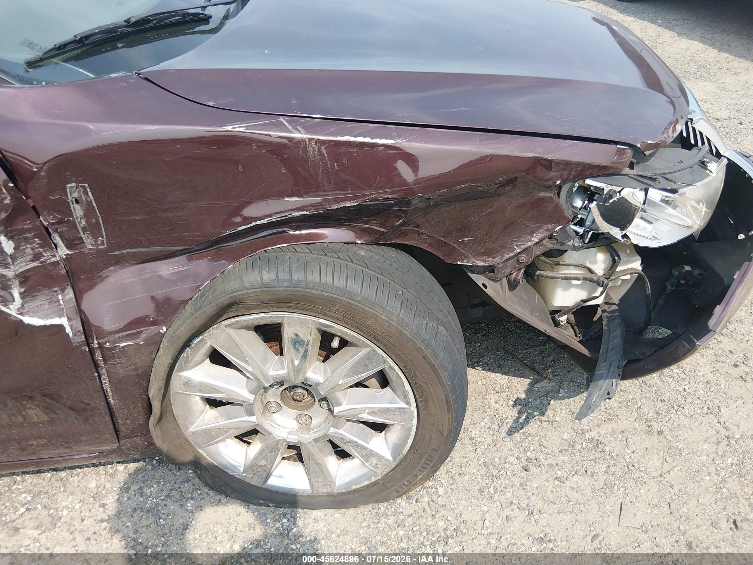 2011 Lincoln Mkz   Burgundy vin: 3LNHL2JC1BR763867