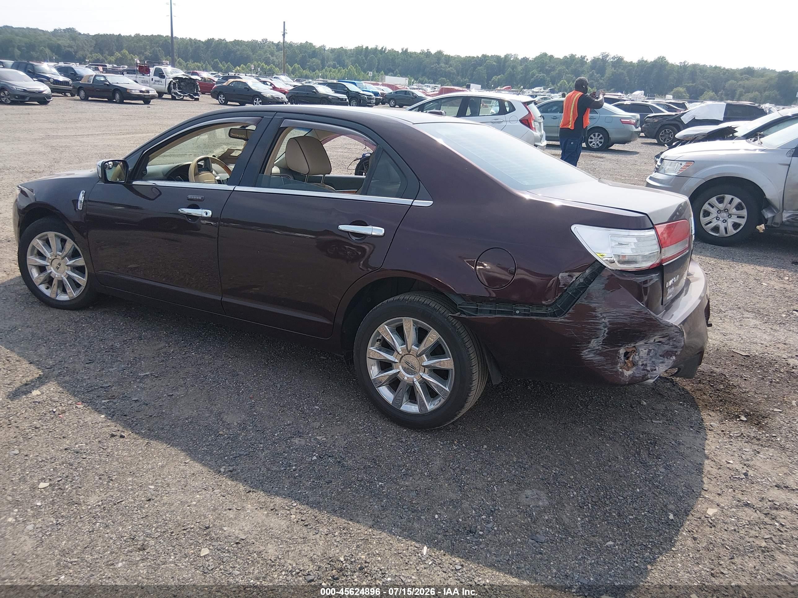 2011 Lincoln Mkz   Burgundy vin: 3LNHL2JC1BR763867