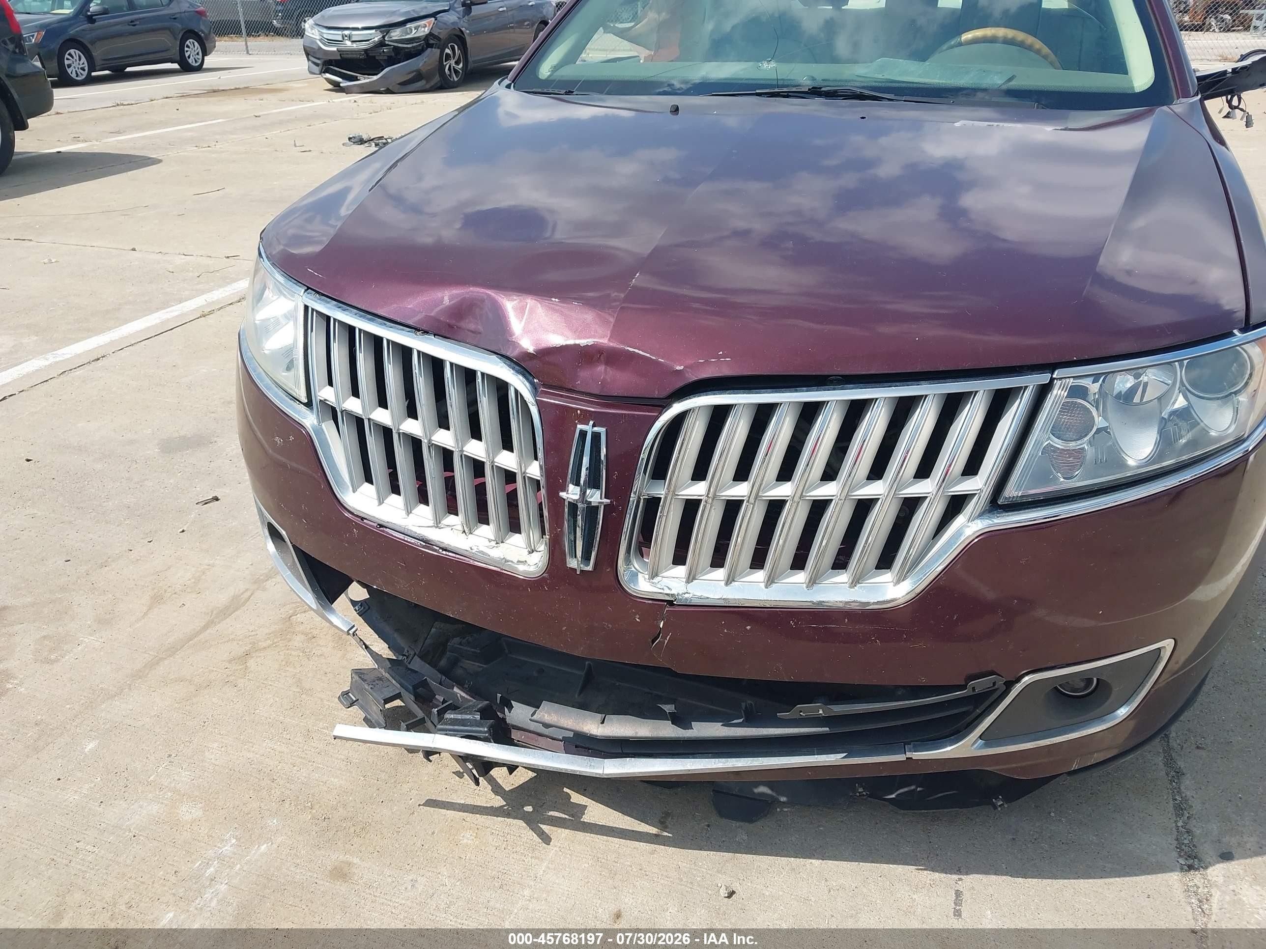 2011 Lincoln Mkz   Burgundy vin: 3LNHL2JC1BR771869