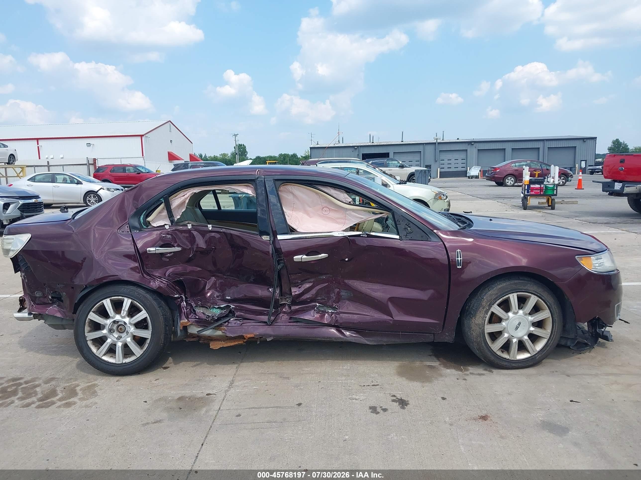 2011 Lincoln Mkz   Burgundy vin: 3LNHL2JC1BR771869