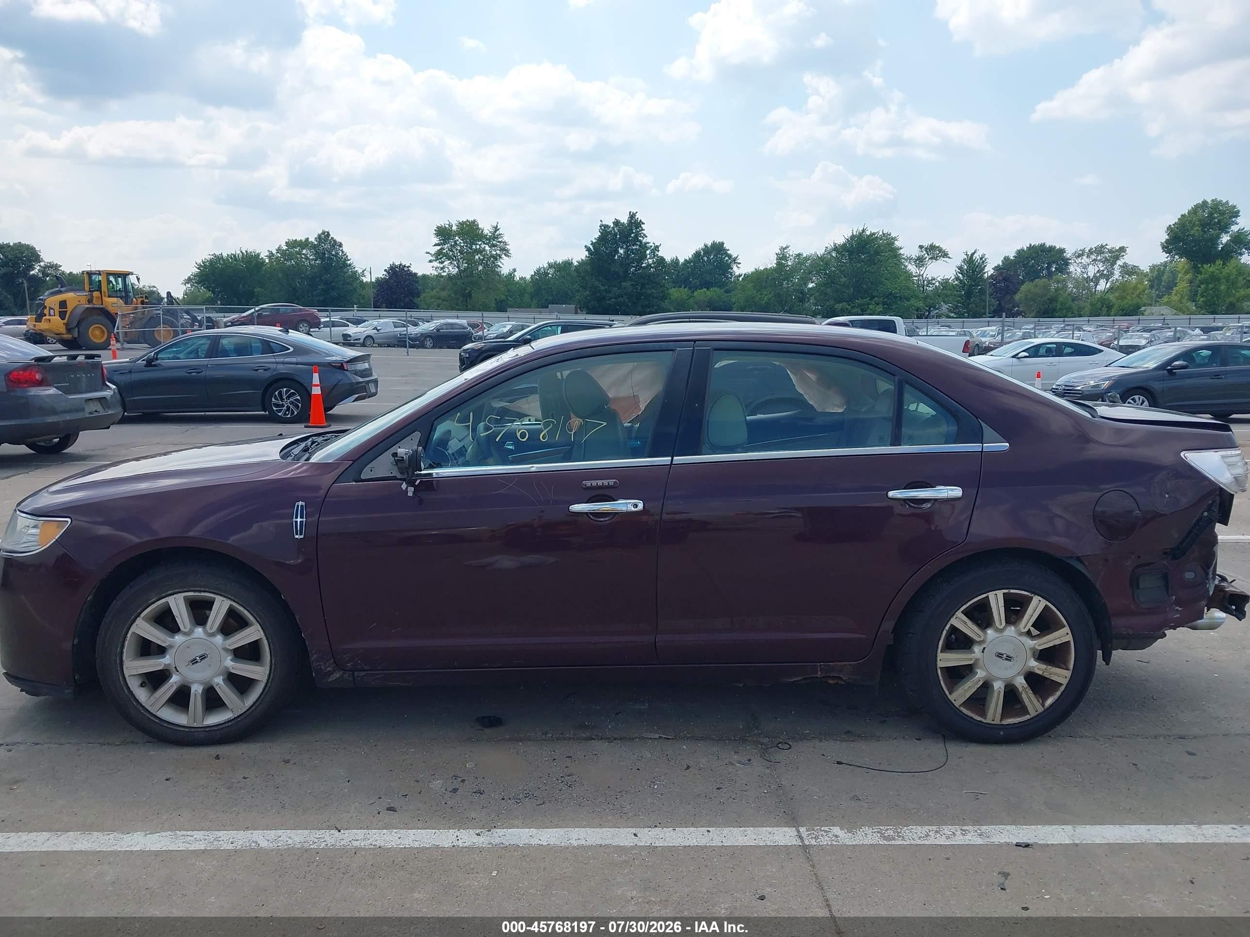 2011 Lincoln Mkz   Burgundy vin: 3LNHL2JC1BR771869