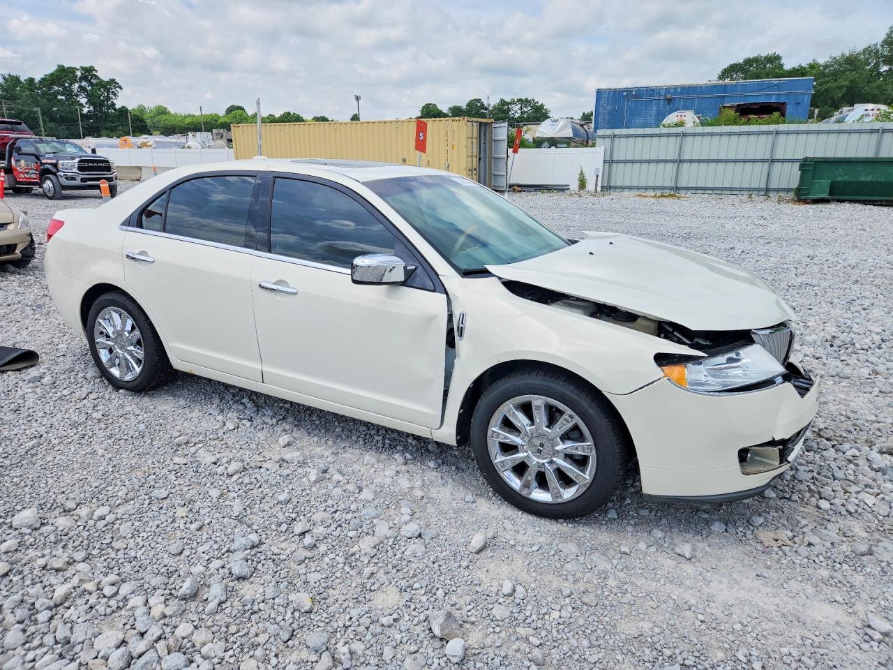 2012 Lincoln Mkz White vin: 3LNHL2JC1CR815905