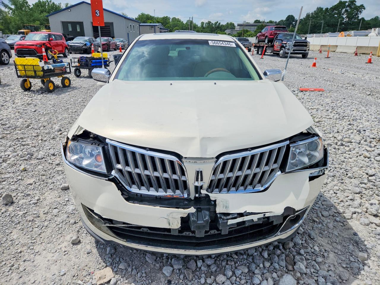 2012 Lincoln Mkz White vin: 3LNHL2JC1CR815905