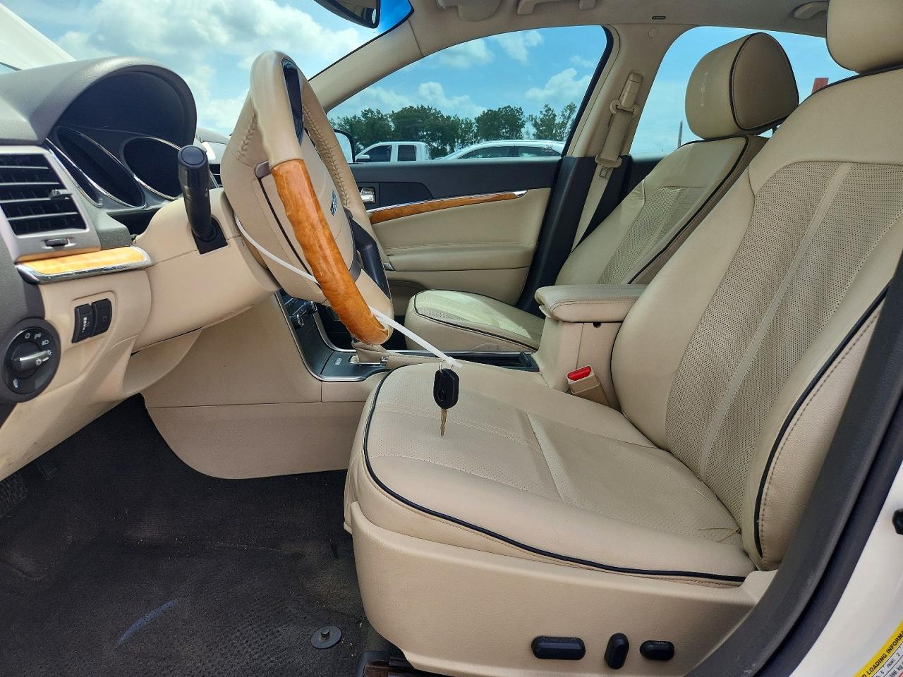 2012 Lincoln Mkz White vin: 3LNHL2JC1CR815905