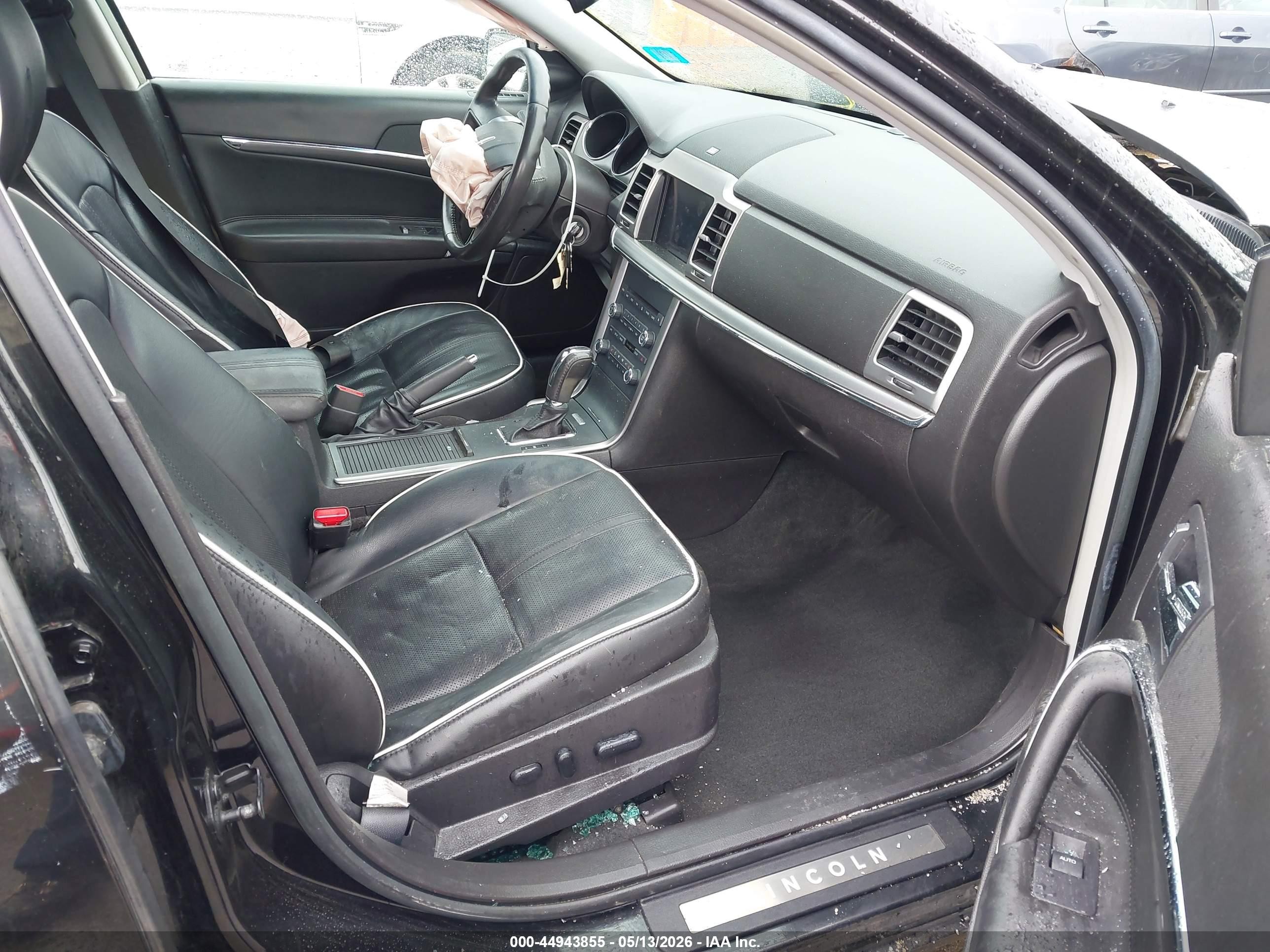 2012 Lincoln Mkz   Black vin: 3LNHL2JC1CR833904
