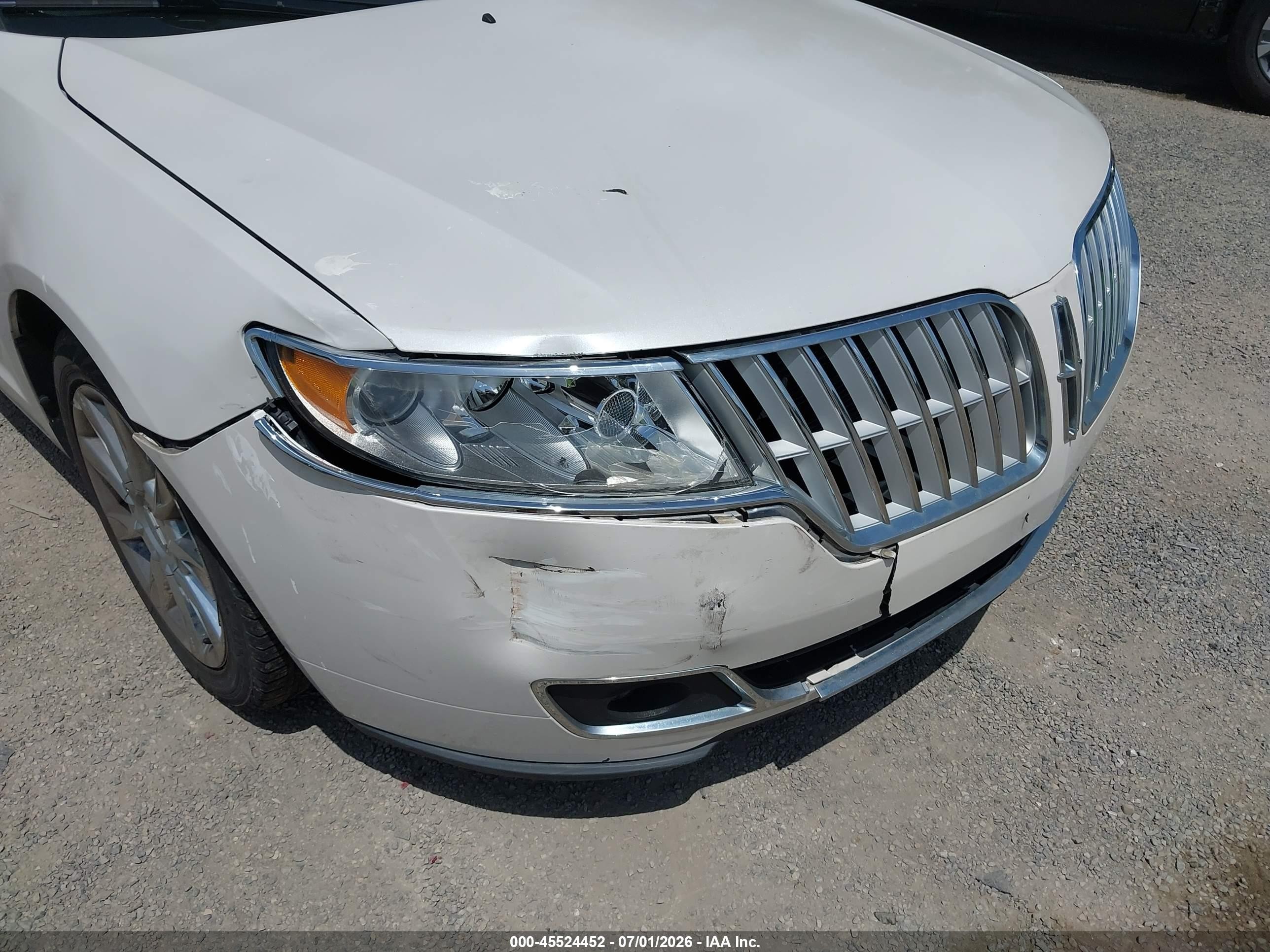 2010 Lincoln Mkz   White vin: 3LNHL2JC2AR611692