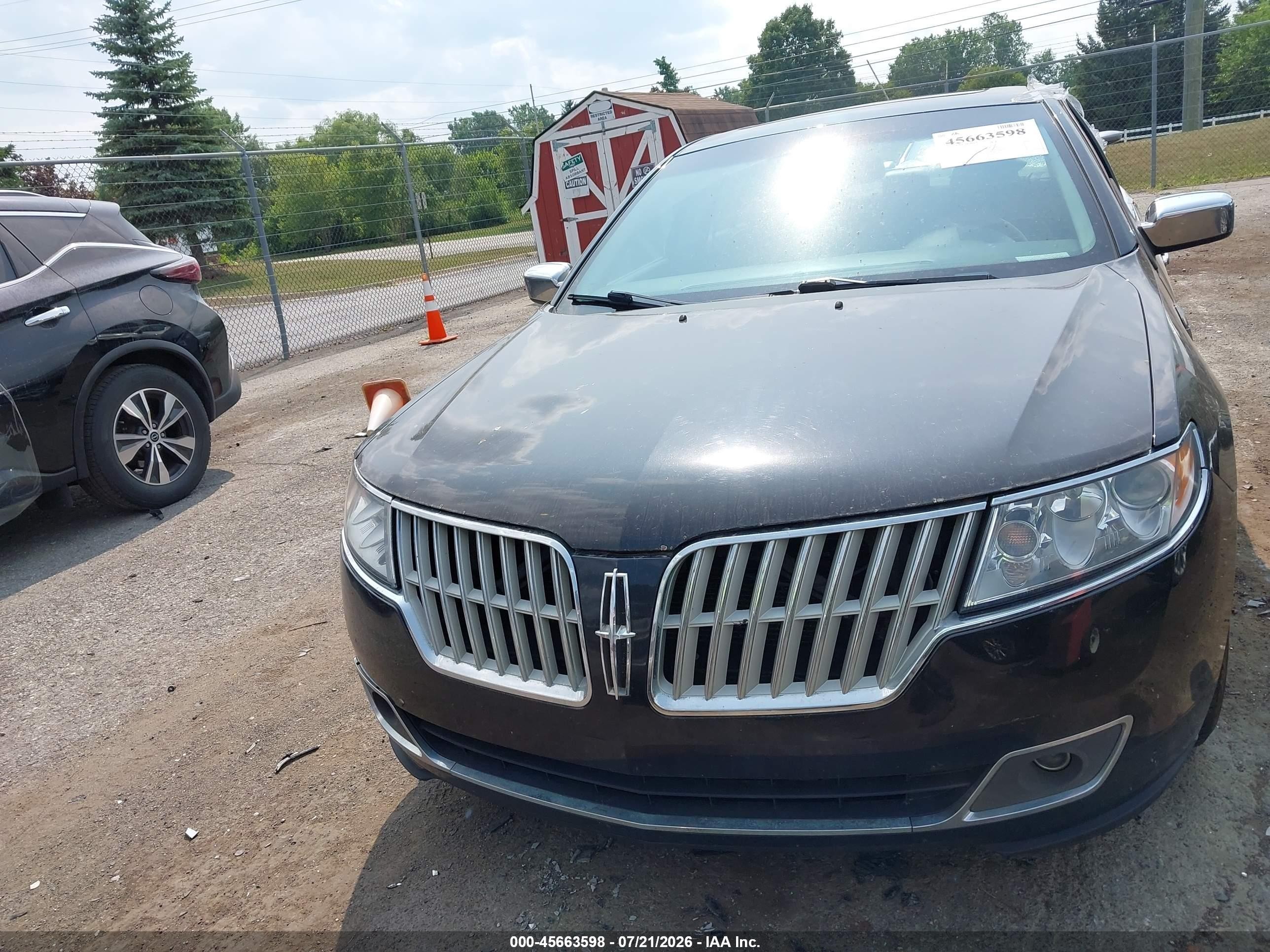 2010 Lincoln Mkz   Black vin: 3LNHL2JC2AR754965
