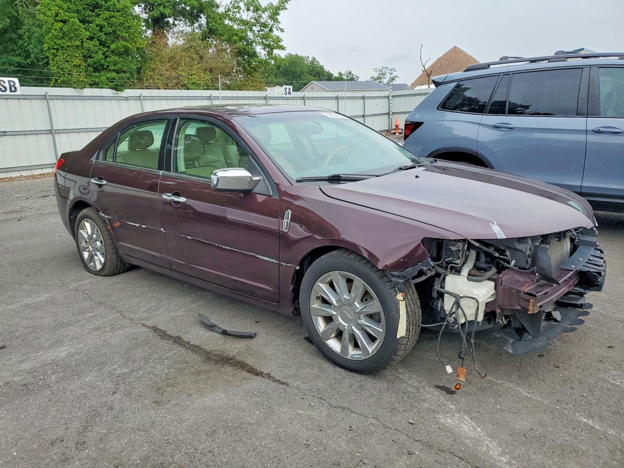 2011 Lincoln Mkz Maroon vin: 3LNHL2JC2BR758712