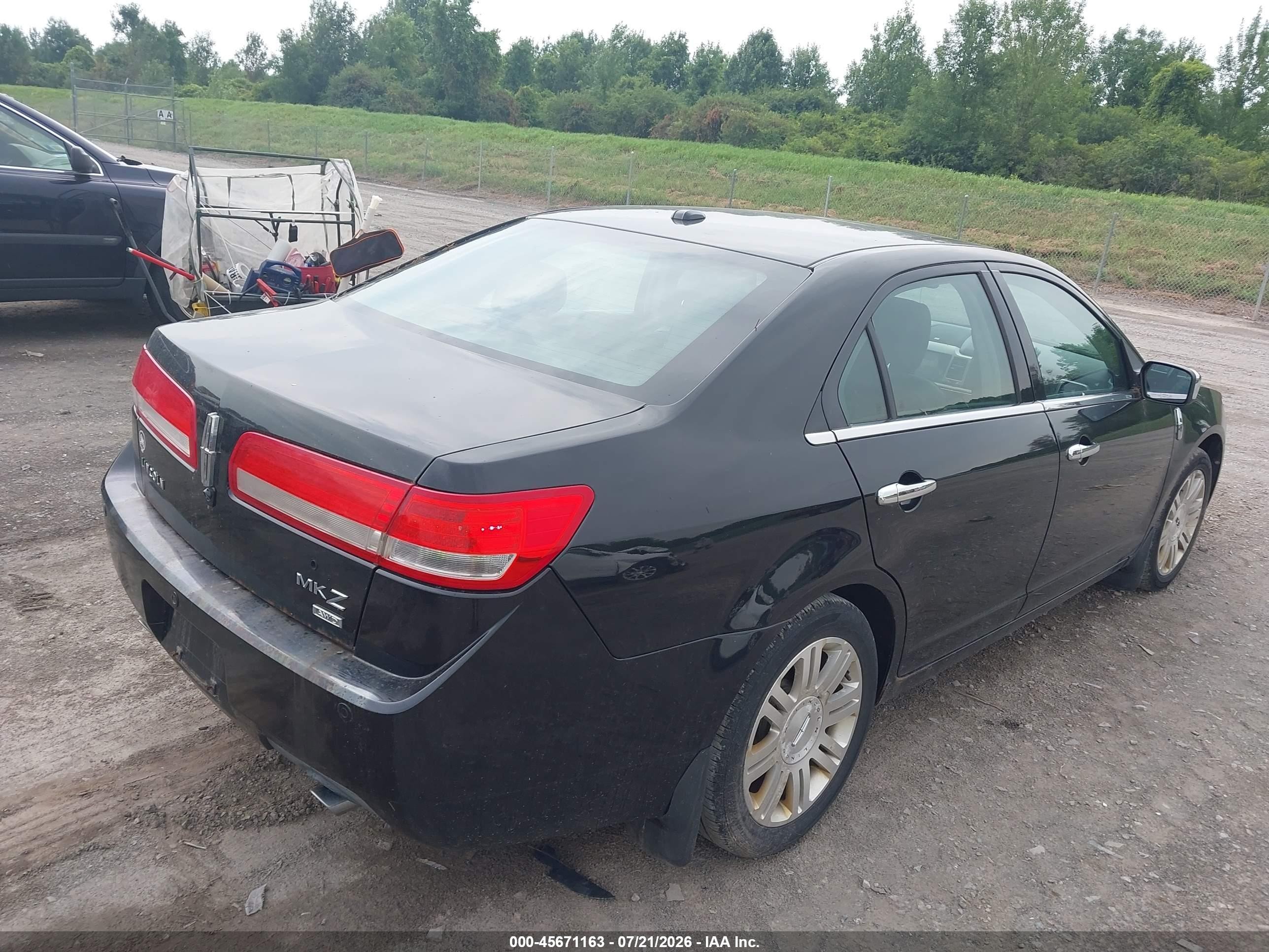 2011 Lincoln Mkz   Black vin: 3LNHL2JC2BR771735