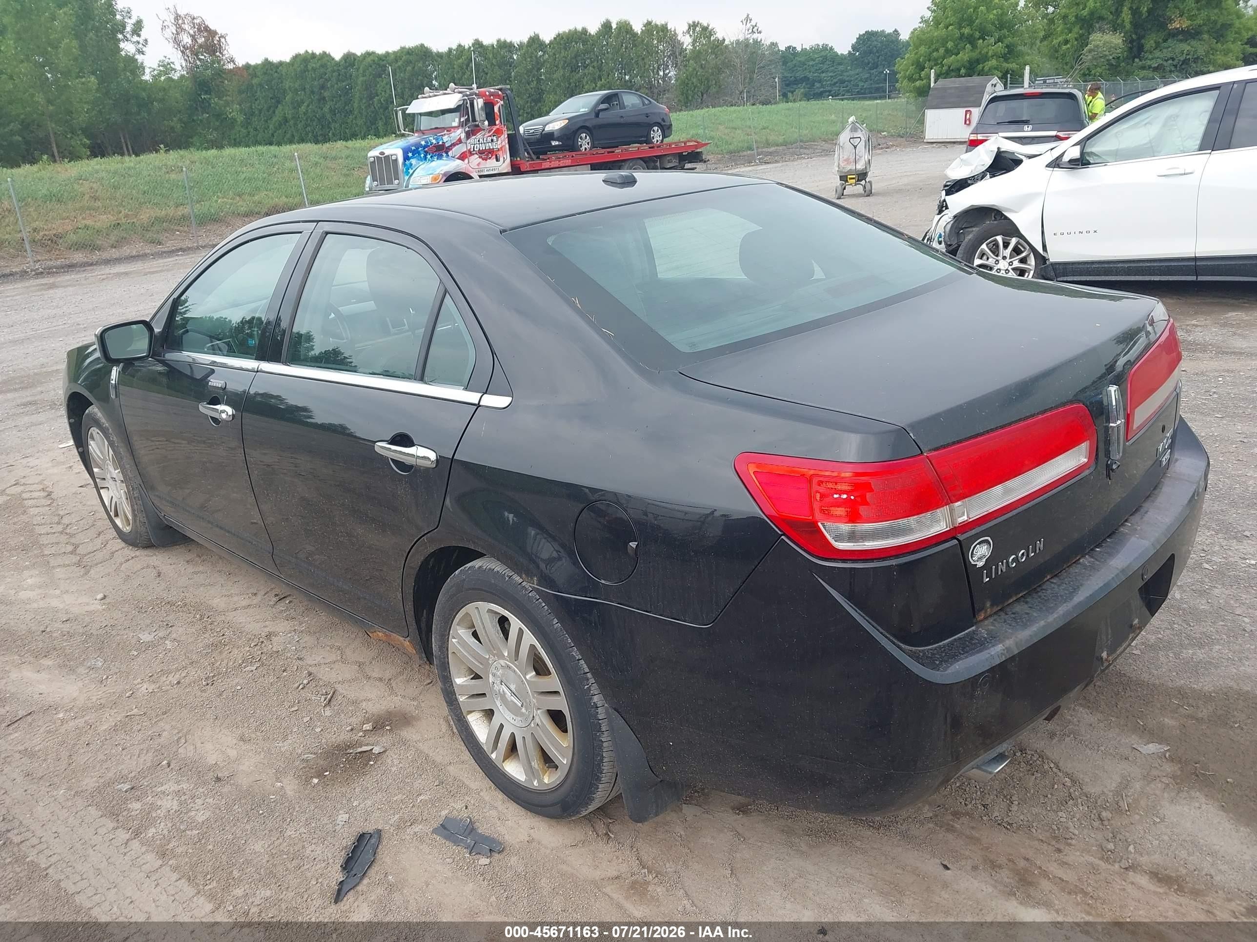2011 Lincoln Mkz   Black vin: 3LNHL2JC2BR771735